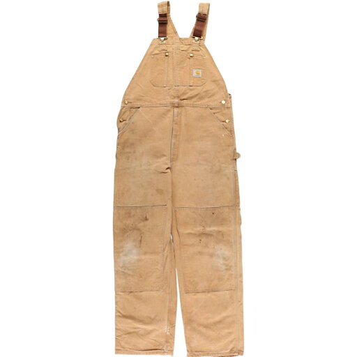 古着 カーハート Carhartt ダブルニー ダック オーバーオール メンズw39相当 /eaa587675 【中古】 【251013】 古着 カーハート Carhartt ダブルニー ダック オーバーオール メンズw39相当 /eaa587675 【中古】 【251013】