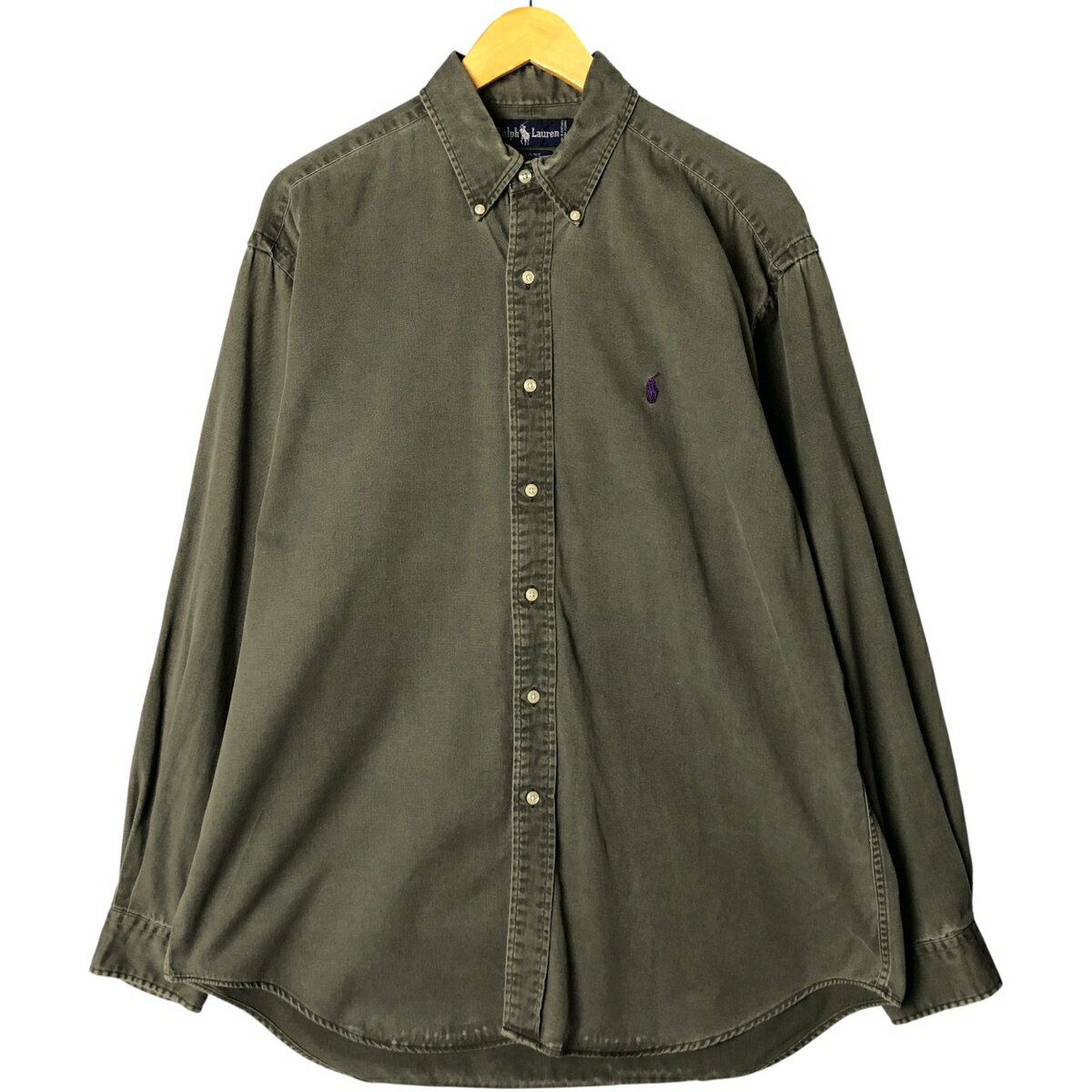 古着 ラルフローレン Ralph Lauren BLAIRE 長袖 ボタンダウンシャツ メンズL相当 /eaa587722 【中古】 【251009】