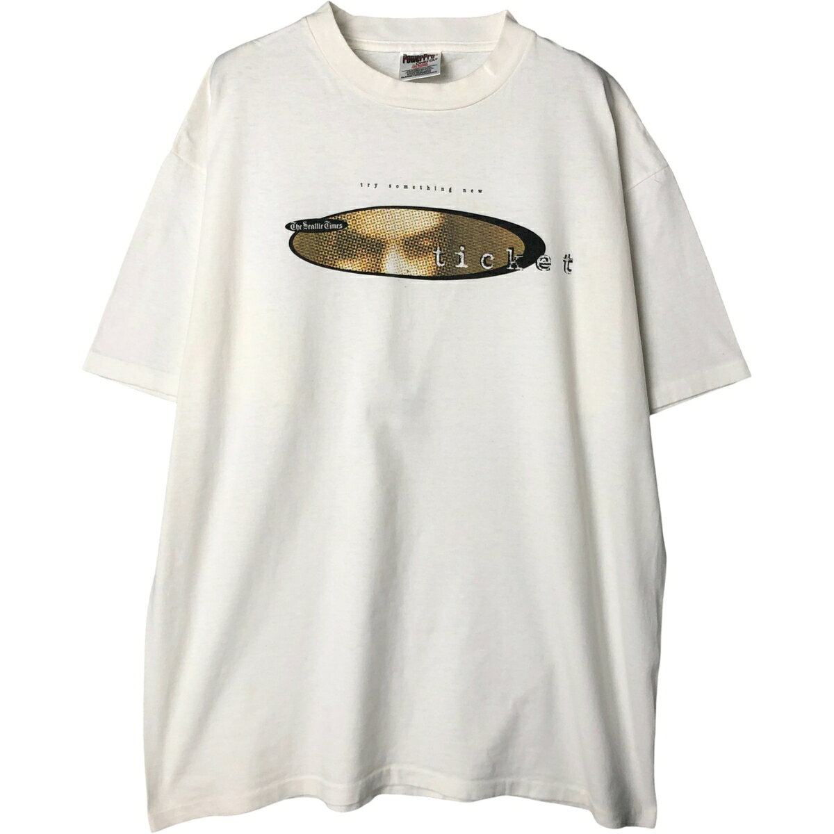 古着 90'S オニータ ONEITA POWERPRO アドバタイジングTシャツ メンズXL相当 ヴィンテージ /eaa587902    【SS2606_10