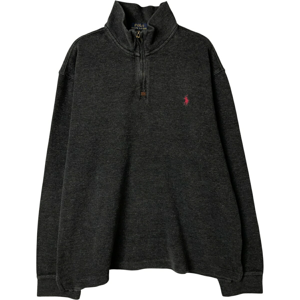 樂天商城 - 古着 ラルフローレン Ralph Lauren POLO RALPH LAUREN ハーフジップスウェットシャツ トレーナー メンズXL相当 /eaa587919 【中古】 【251004】 【NH-2508】 【SS2603_10】