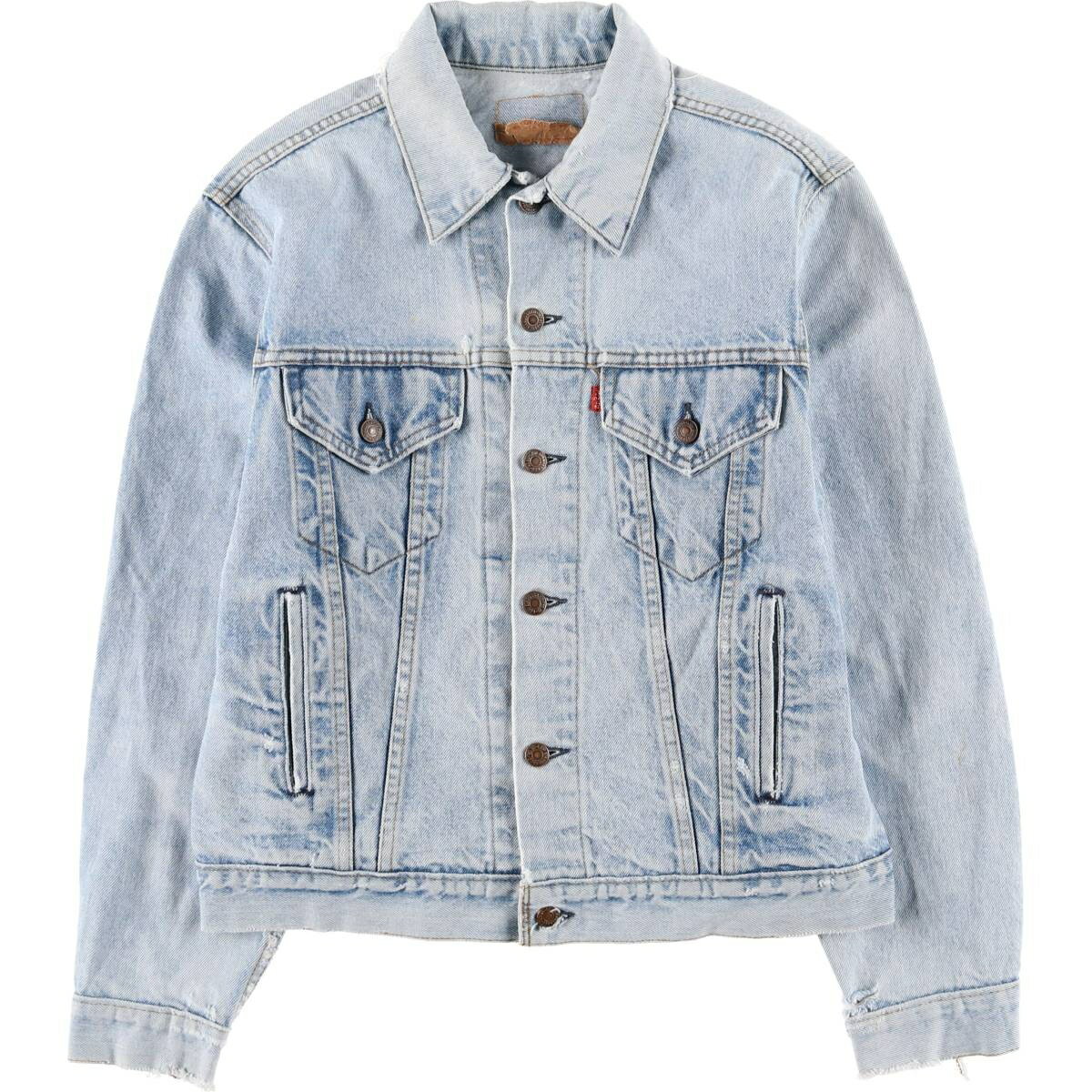 樂天商城 - 古着 リーバイス Levi's デニムジャケット Gジャン USA製 メンズM相当 ヴィンテージ /eaa588040 【中古】 【251018】 【KL2510_第2弾_随時】 【SS2603_10】 ブルー系 春秋冬