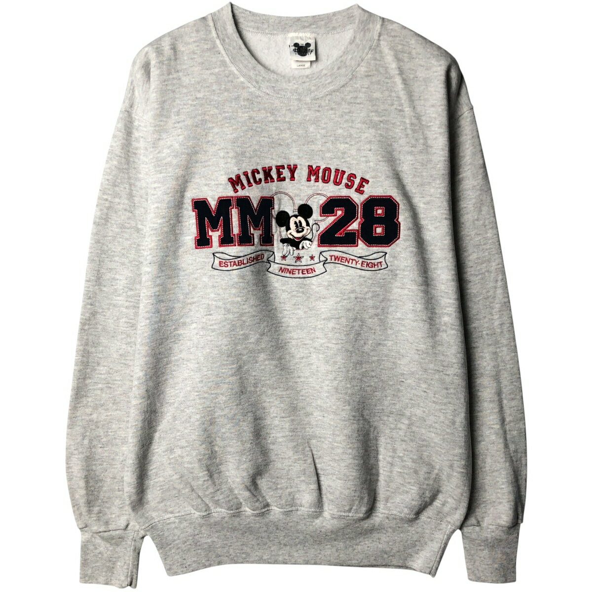 Other - 古着 90'S MICKEY MOUSE ミッキーマウス キャラクタースウェットシャツ トレーナー USA製 メンズL相当 ヴィンテージ /eaa588189 【中古】 【251011】 【NH-2508】 【SS2603_10】 グレー系 春夏秋冬
