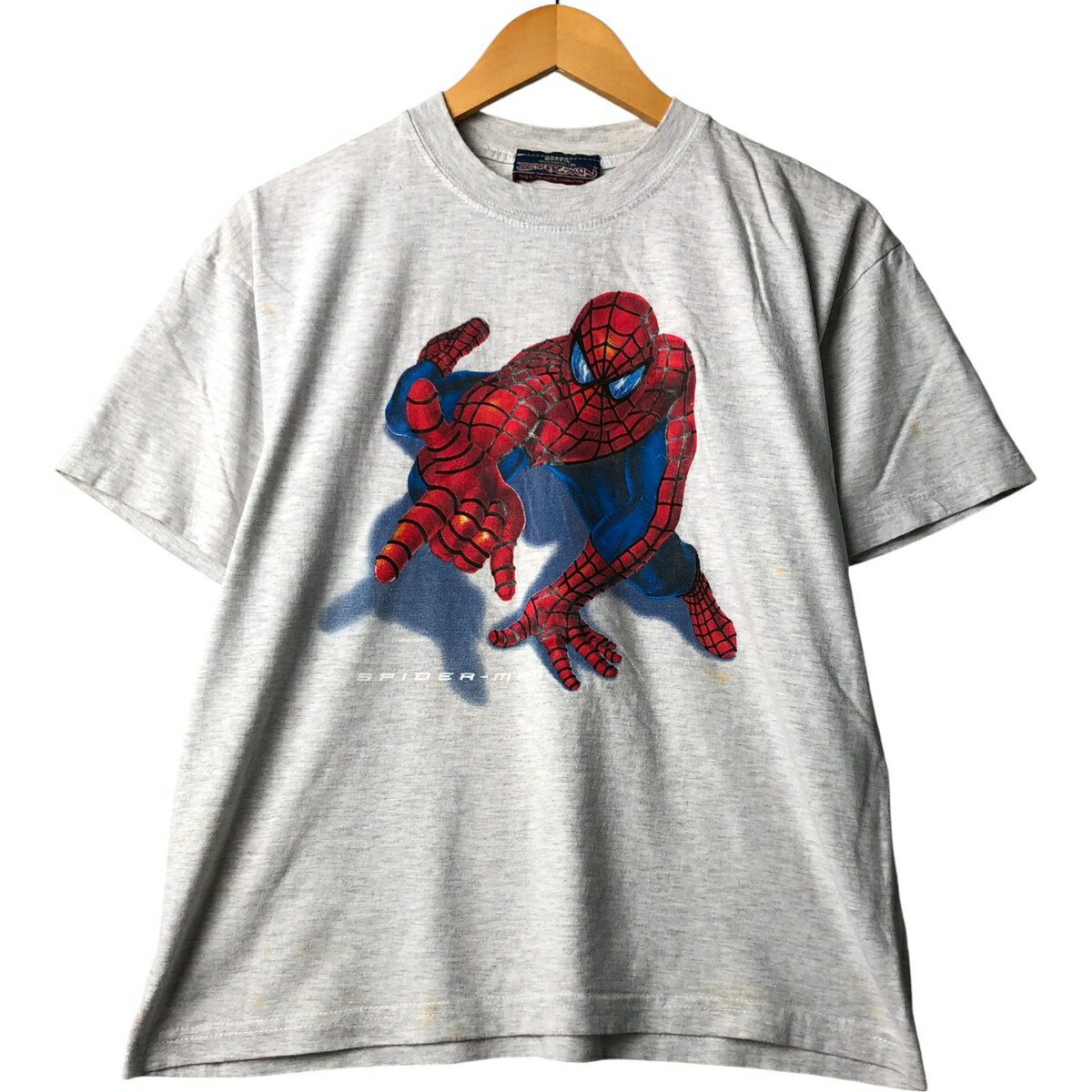 古着 00'S MARVEL SPIDER MAN スパイダーマン キャラクタープリントTシャツ メンズL相当 /eaa588203 【中古】 【251012】