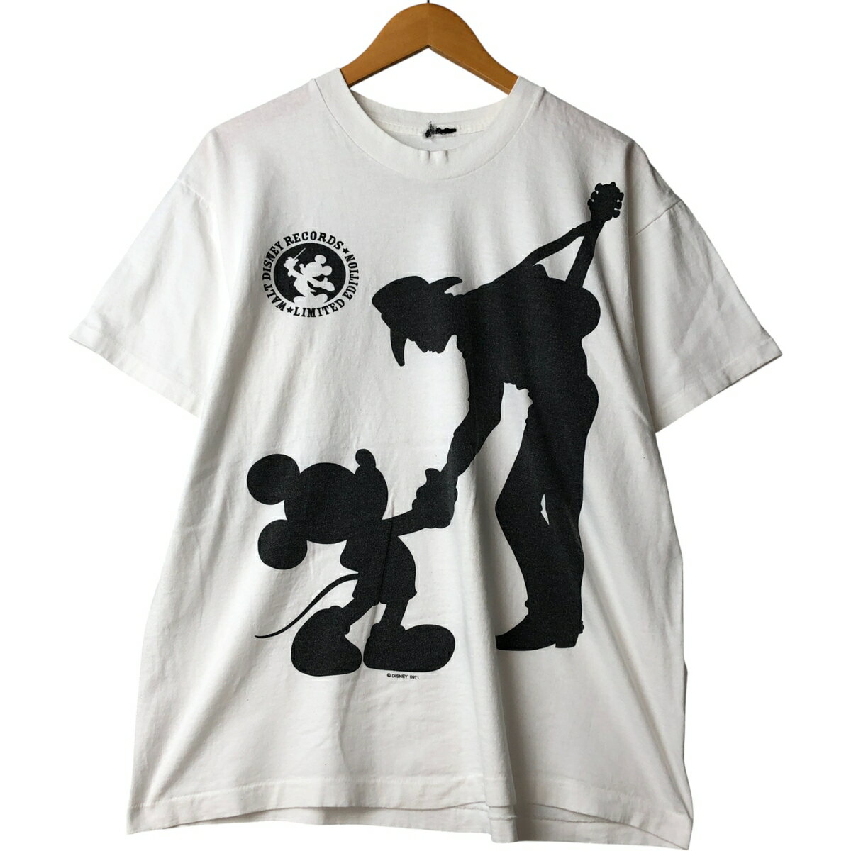 樂天商城 - 古着 90'S DISNEY ディズニー MICKEY MOUSE ミッキーマウス アニメ キャラクタープリントTシャツ メンズL相当 /eaa588214 【中古】 【251012】