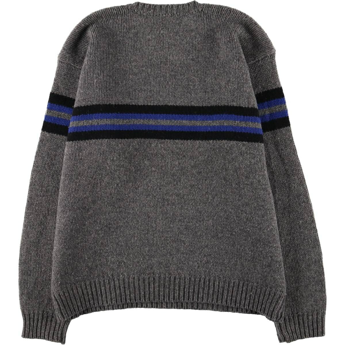 古着 90'S ラルフローレン Ralph Lauren POLO SPORT ポロスポーツ Vネック ラムウールニットセーター メンズXL相当 ヴィンテージ /eaa588599 【中古】 【251013】