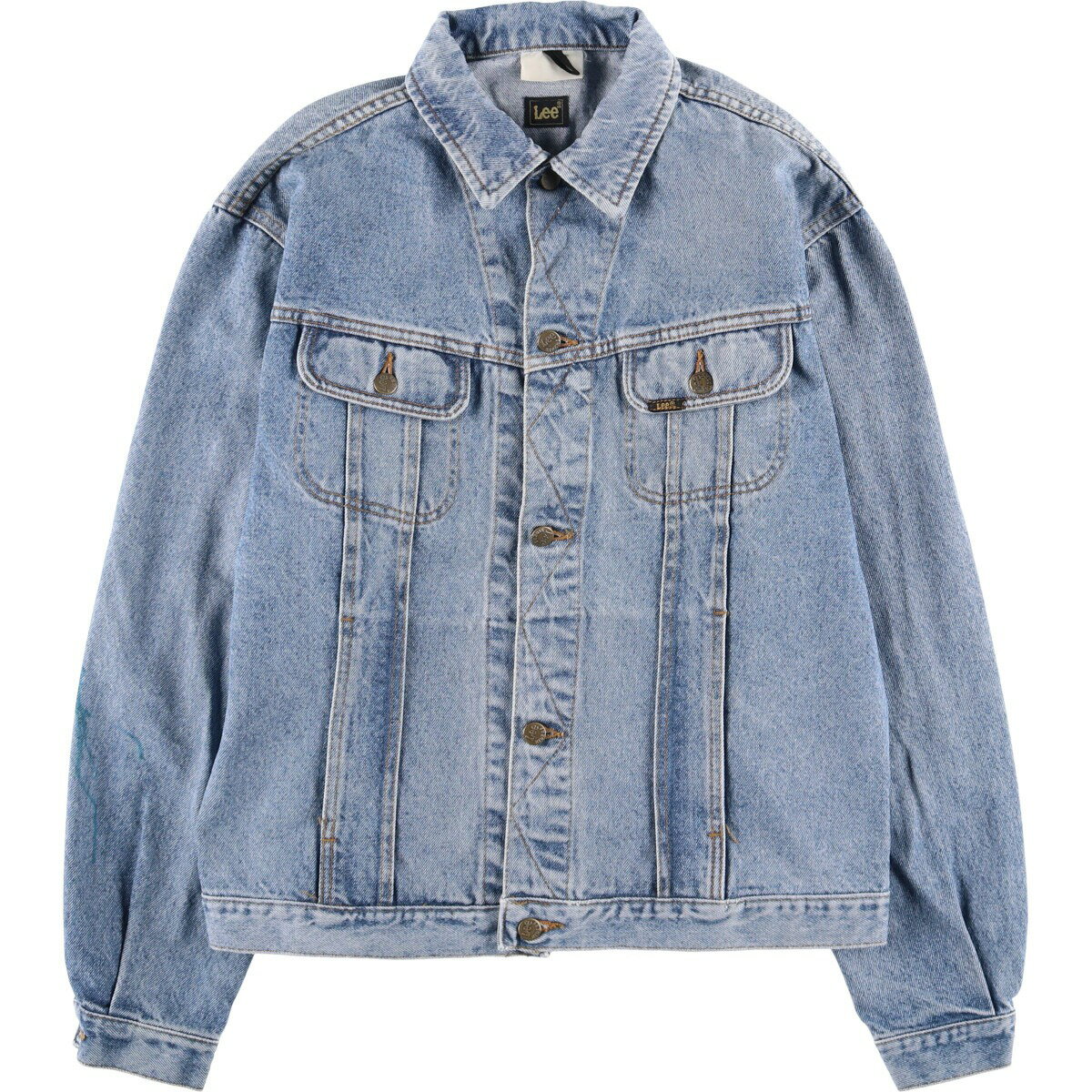 古着 80'S~ リー Lee RIDERS ライダース デニムジャケット Gジャン メンズXL相当 ヴィンテージ /eaa588749 【中古】 【251018】 【SS2603_10】
