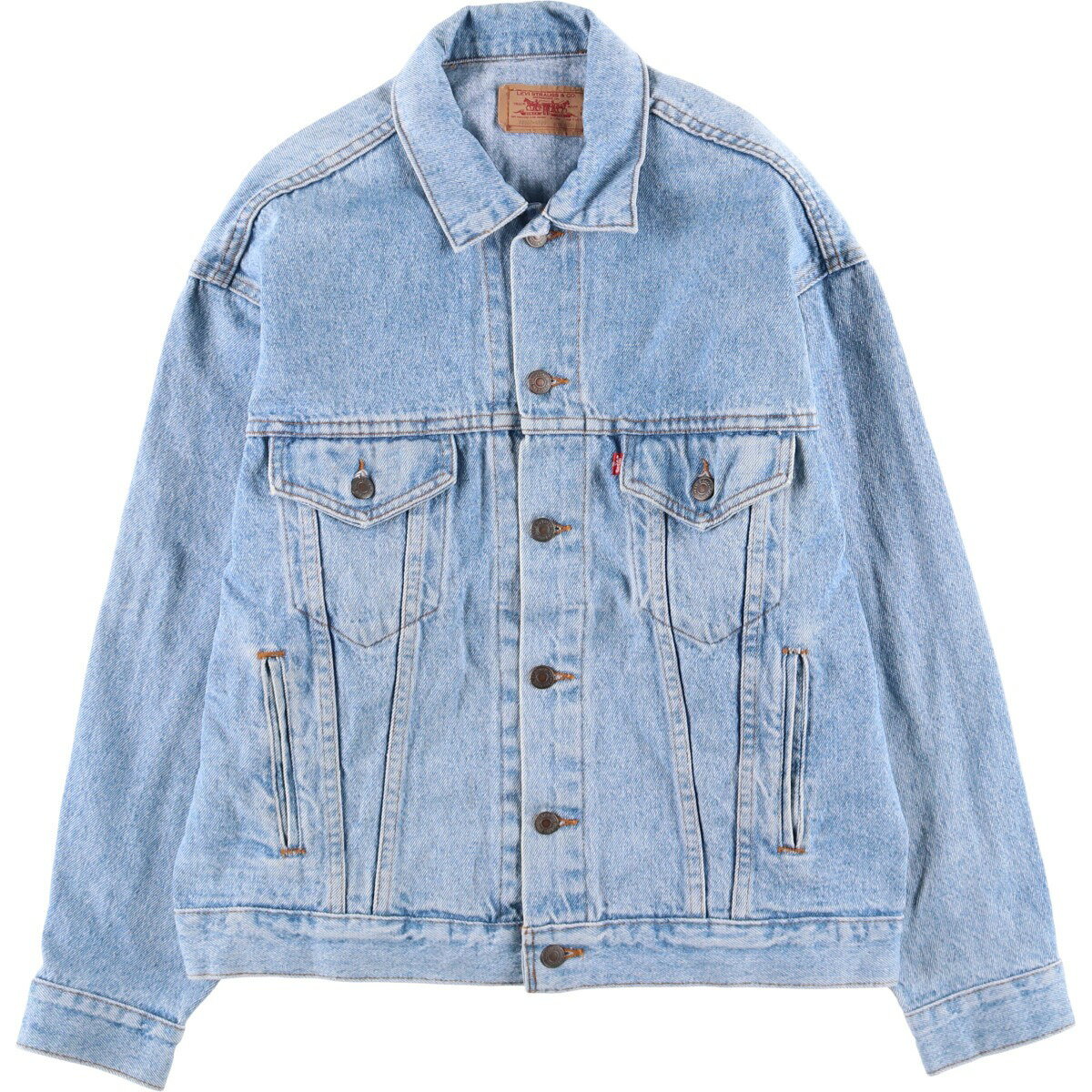 古着 ~90'S リーバイス Levi's 70507-4890 デニムジャケット Gジャン USA製 メンズM相当 ヴィンテージ /eaa588754 【中古】 【251018】 【SS2603_10】 ブルー系 春秋冬
