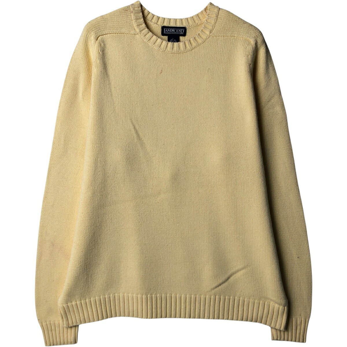 Rakuten - 古着 00'S ランズエンド LANDS' END コットンニットセーター メンズL相当 /eaa588876 【中古】 【251012】 【NH-2508】 【SS2603_10】