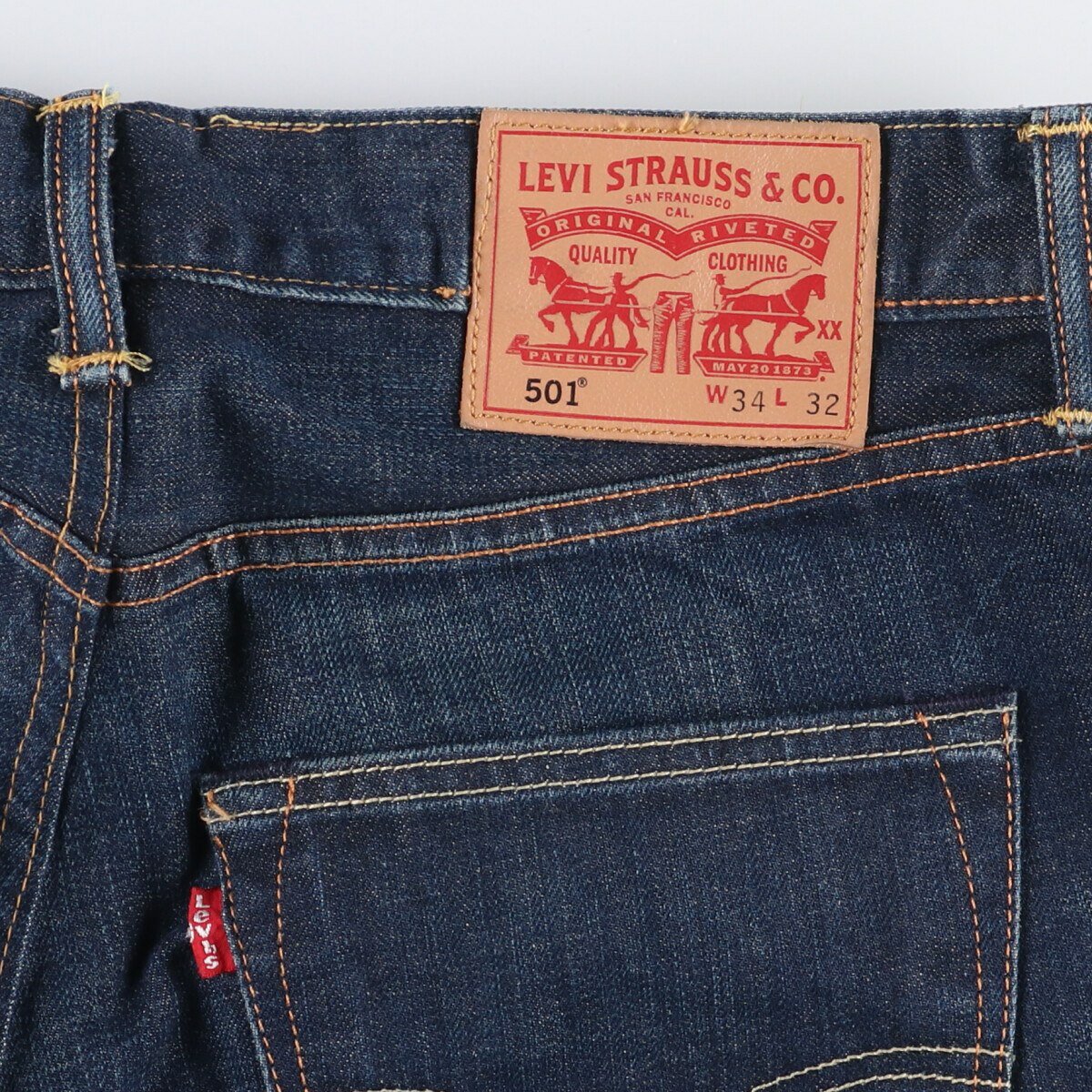 古着 リーバイス Levi's 501 ストレートデニムパンツ メンズw34相当 /eaa588906 【中古】 【251012】
