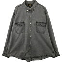 古着屋JAMで買える「古着 80~90'S ディアスキン Deerskin 長袖 ボタンダウン ワークシャツ USA製 メンズXXL相当 ヴィンテージ /eaa589073 【中古】 【251017】 【NH-2508】」の画像です。価格は6,160円になります。