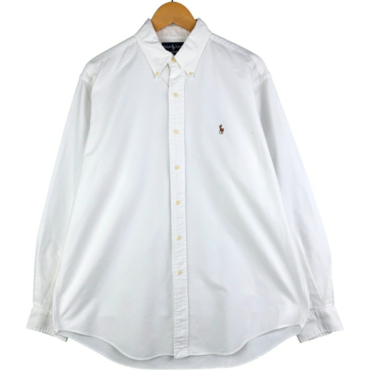商品詳細 ブランド・Ralph Lauren・ラルフローレン・ 特徴・薄手・長袖・ボタンダウン・オックスフォード・ モデル/形状・YARMOUTH・長袖 ボタンダウンシャツ・ 素材・コットン:100%・ 色・ホワイト系 白色・ 柄・無地・ワ...