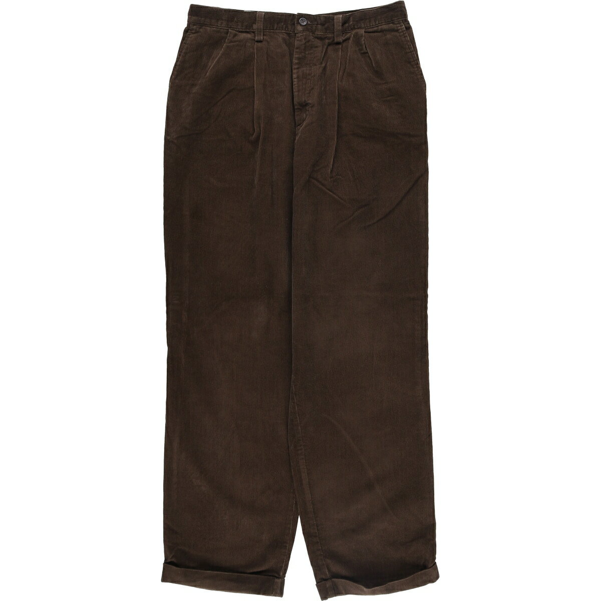 商品詳細 ブランド・DOCKERS・ドッカーズ・ 特徴・厚手・ツータック・ジッパーフライ・ワイドパンツ・ モデル/形状・コーデュロイパンツ・ 素材・コットン:100%・ 色・ブラウン系 茶色・ 柄・無地・ 生産国・インド製・ 年代 サイズ・メンズw33・表記サイズ:不明・ウエスト:84cm・股上:32.5cm・股下:80.5cm・もも周り:74cm・裾周り:48cm・ コンディション・C・ カテゴリ・メンズ・ボトムス・ロングパンツ・コーデュロイパンツ・ 商品番号・eaa589201・ 取扱店・・ スタッフコメント写真と実物とでは色味が異なる恐れがございます。DOCKERS コーデュロイパンツ / メンズw33 / 商品番号 eaa589201 USEDですので使用感などございますが、まだまだご愛用していただけます。 古着という事をご理解の上ご注文よろしくお願いします。 【状態追記】 ●前、前立て裏に汚れ ●後、左ふくらはぎに擦れ※状態は当社独自の基準です。 着用感表記サイズウエスト股上股下もも周り裾周り メンズw33不明(サイズ表記不明ですが、計測値によりメンズw33相当です。)84cm32.5cm80.5cm74cm48cm ※測定値の若干の誤差はご了承下さい。サイズガイドはこちら ブランドDOCKERSドッカーズ 特徴厚手 / ツータック / ジッパーフライ / ワイドパンツモデル/形状コーデュロイパンツ素材コットン:100%色ブラウン系 茶色柄無地生産国インド製年代-カテゴリコーデュロイパンツ商品番号eaa589201取扱店　　 写真と実物とでは色味が異なる恐れがございます。ドッカーズの他の商品を見るコーデュロイパンツの他の商品を見る