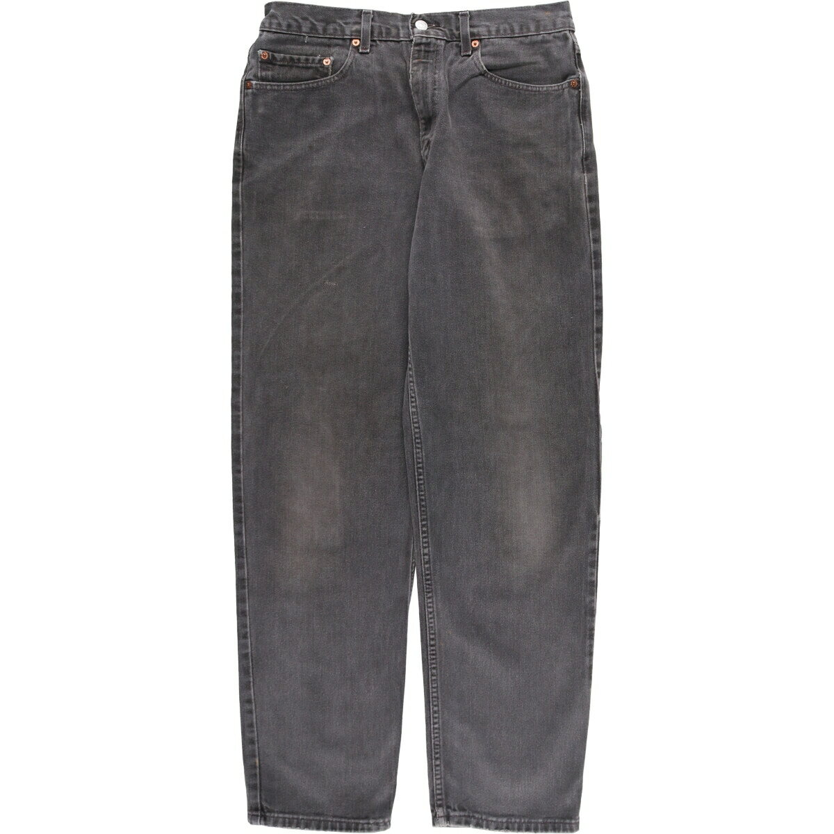 古着 00'S リーバイス Levi's 550 RELAXED FIT ブラックデニム テーパードデニムパンツ メンズw33相当 /eaa589209 【中古】 【251018】(4)
