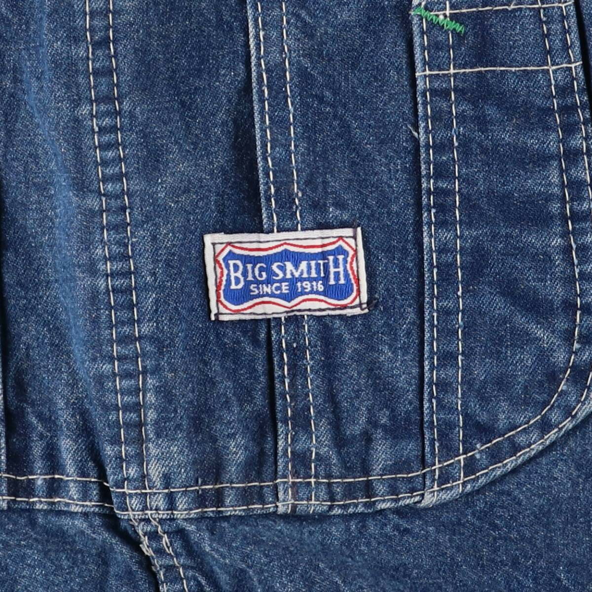 古着 70'S ビッグスミス Big Smith デニムオーバーオール USA製 メンズw39相当 ヴィンテージ /eaa589284 【中古】 【251020】