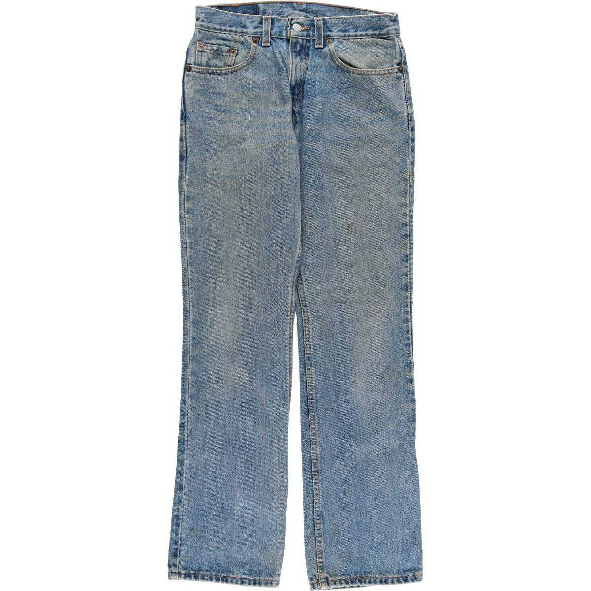 古着 00'S リーバイス Levi's 505 REGULAR FIT STRAIGHT LEG テーパードデニムパンツ USA製 レディースL(w29)相当 /eaa589290 【中古】 【251024】 【Elulu/エルル】