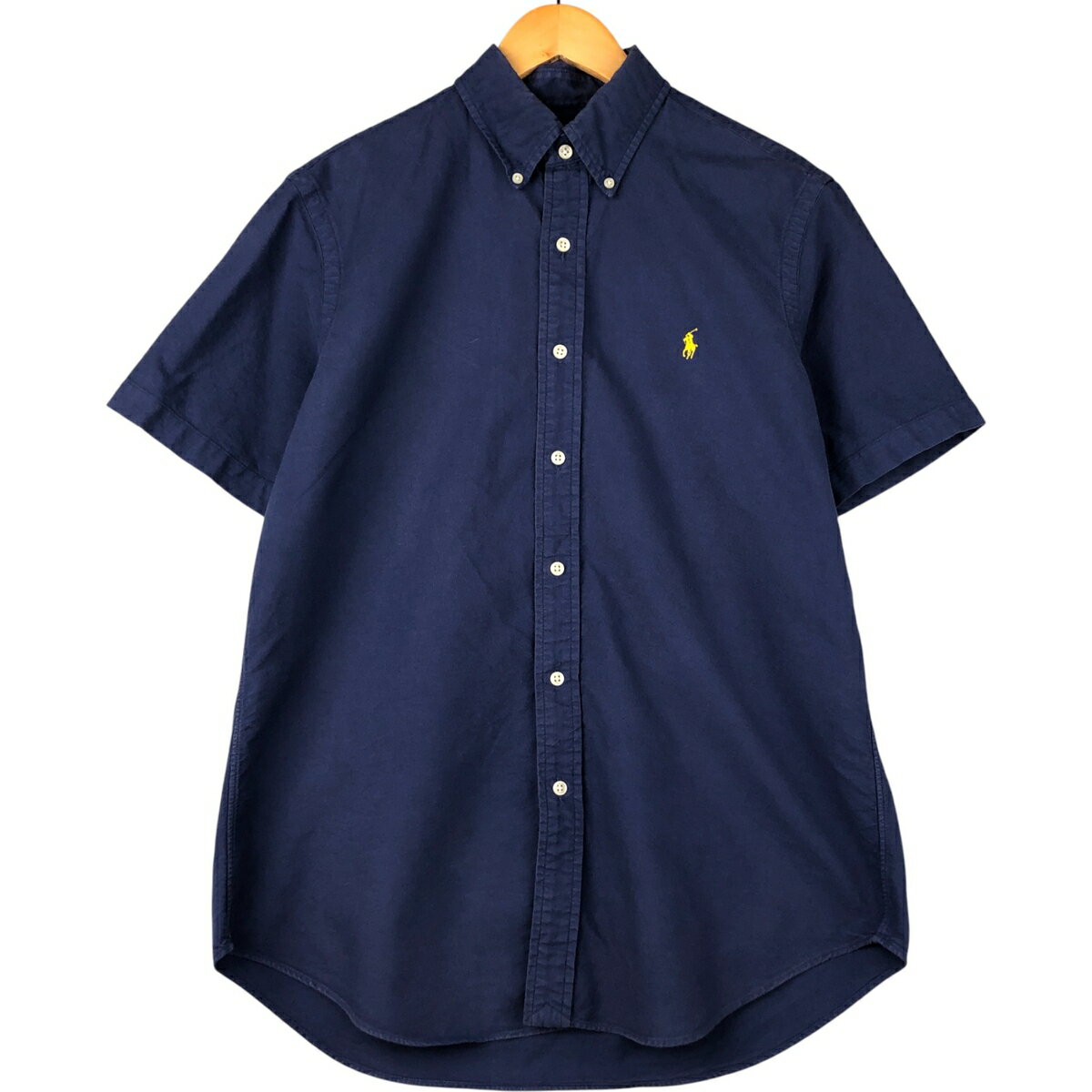 Rakuten - 古着 ラルフローレン Ralph Lauren 半袖 ボタンダウンシャツ メンズM相当 /eaa589302 【中古】 【251017】 ネイビー系 春夏