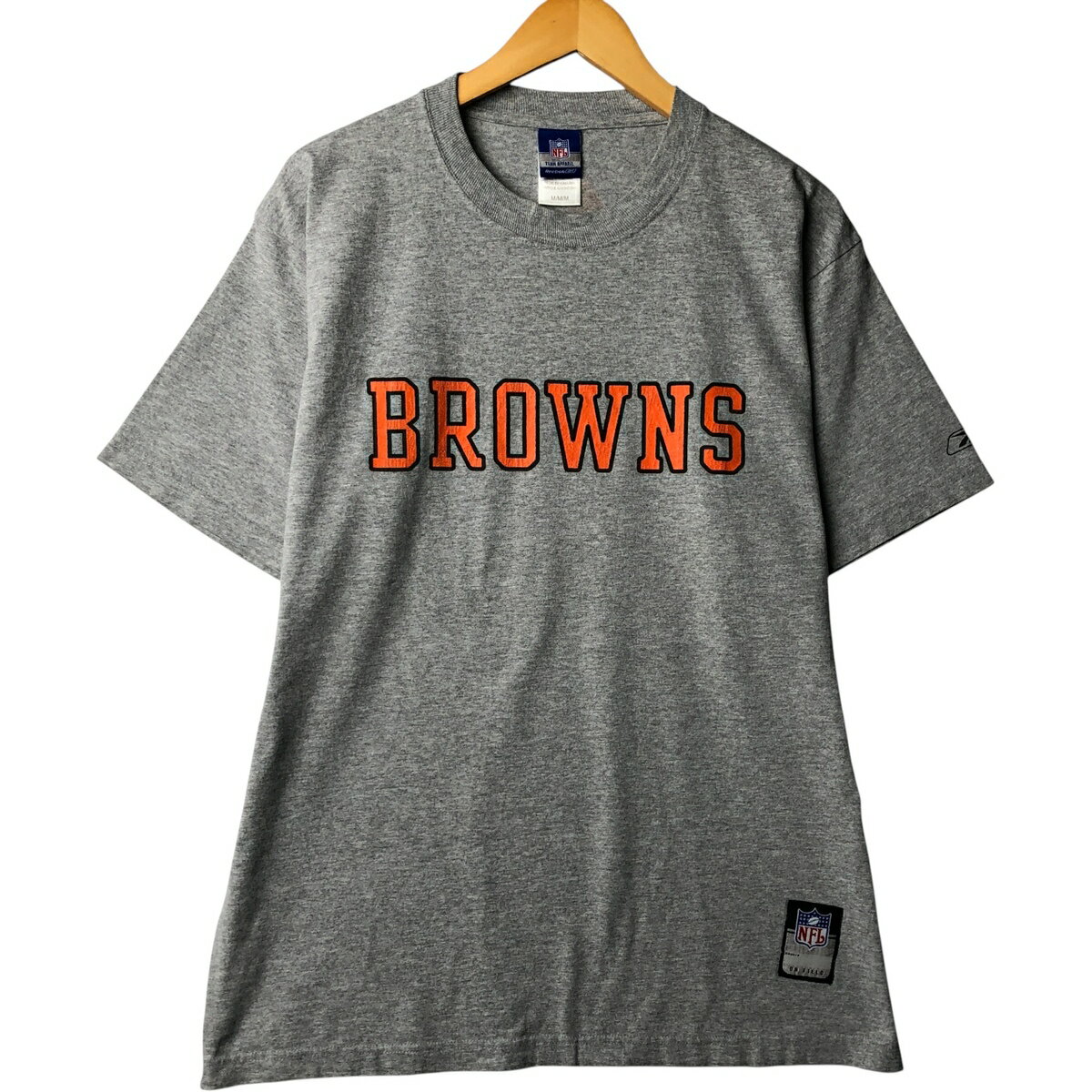 樂天商城 - 古着 リーボック Reebok NFL CLEVELAND BROWNS クリーブランドブラウンズ スポーツプリントTシャツ メンズM相当 /eaa589439 【中古】 【251013】 【SS2606_30
