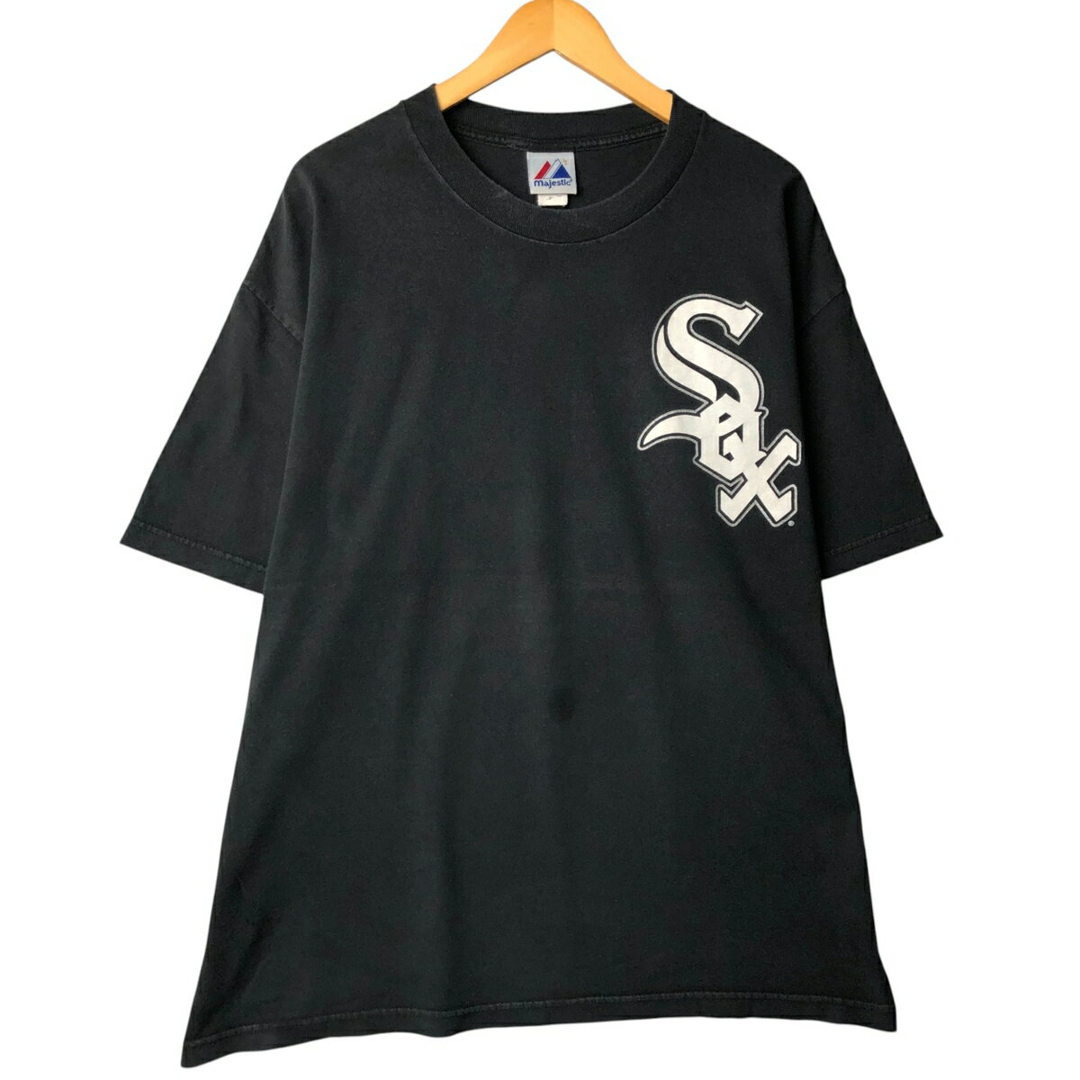 樂天商城 - 古着 00'S MAJESTIC MLB CHICAGO WHITE SOX シカゴホワイトソックス スポーツプリントTシャツ メンズXXL相当 /eaa589443 【中古】 【251013】 【SS2603_10】