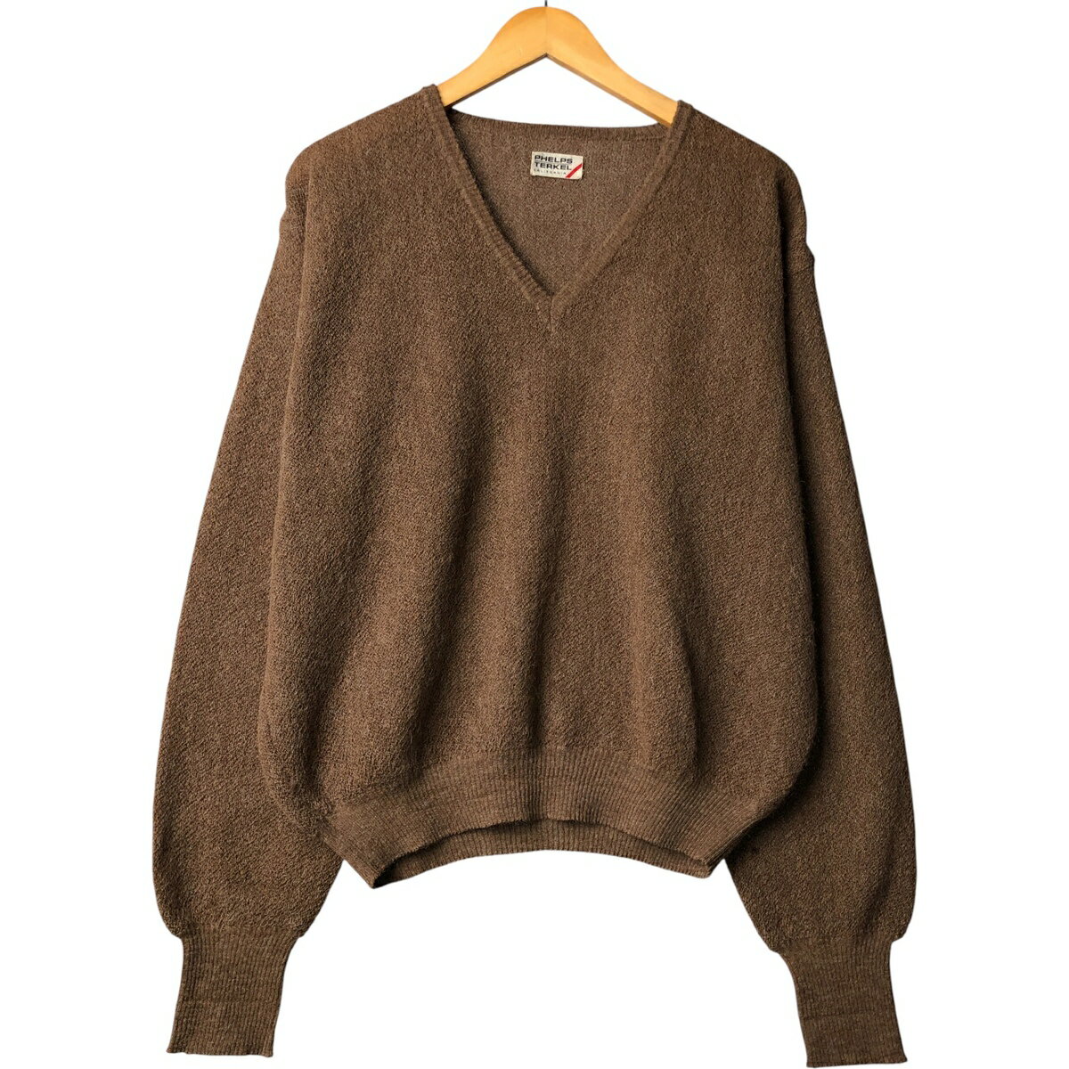 古着 PHELP TERKEL Vネック ニットセーター メンズL相当 ヴィンテージ /eaa589522 【中古】 【251017】 【ss2601_30】