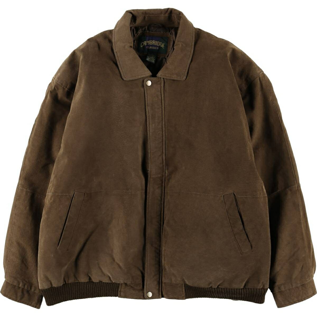 古着 CAMBRIDGE 中綿入り スエードレザーフライトジャケット メンズXL相当 /eaa589656 【中古】 【251020】 【KL2510_第2弾_随時】