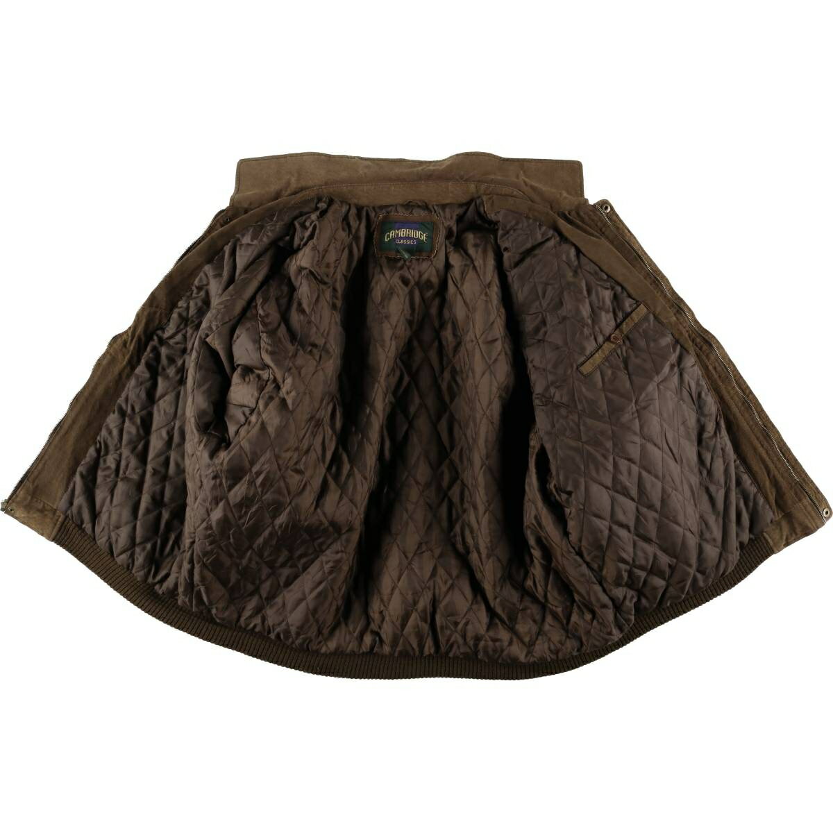 古着 CAMBRIDGE 中綿入り スエードレザーフライトジャケット メンズXL相当 /eaa589656 【中古】 【251020】 【KL2510_第2弾_随時】