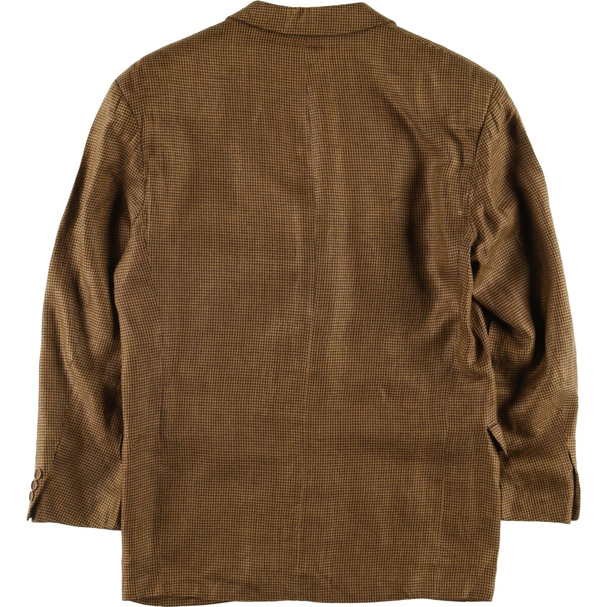 古着 ヒューゴボス HUGO BOSS 千鳥格子柄 リネンテーラードジャケット メンズM相当 ヴィンテージ /eaa589821 【中古】 【251018】