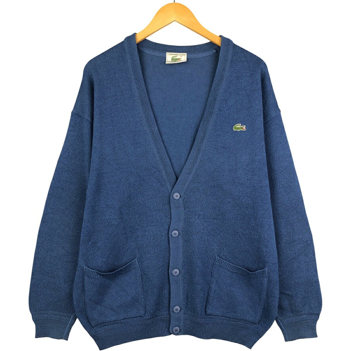 古着 ラコステ LACOSTE フレンチラコステ ウールニットカーディガン フランス製 6 メンズXL相当 /eaa589934 【中古】 【251026】 【ss2601_10】
