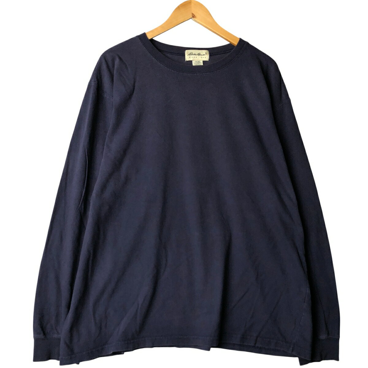Rakuten - 古着 ~00'S エディーバウアー Eddie Bauer ロングTシャツ ロンT USA製 メンズL相当 /eaa589970 【中古】 【251024】 【SS2603_10】 ネイビー系 春夏秋