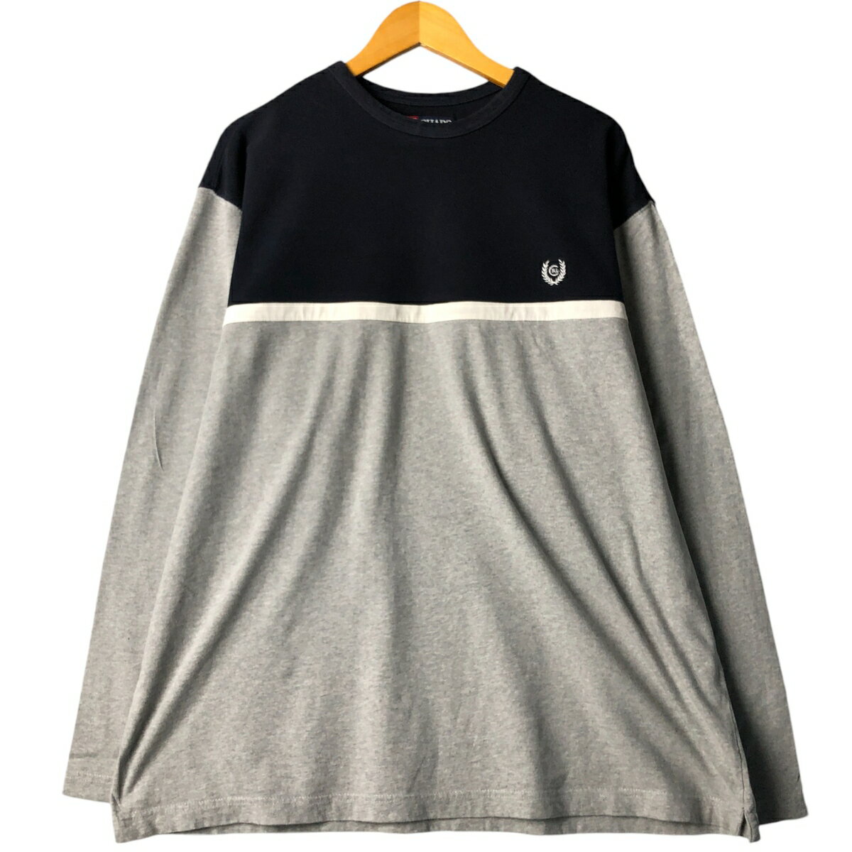 Rakuten - 古着 ラルフローレン Ralph Lauren CHAPS チャップス ロングTシャツ ロンT メンズXL相当 /eaa590000 【中古】 【251026】 【SS2603_10】 ブラック系 春夏秋