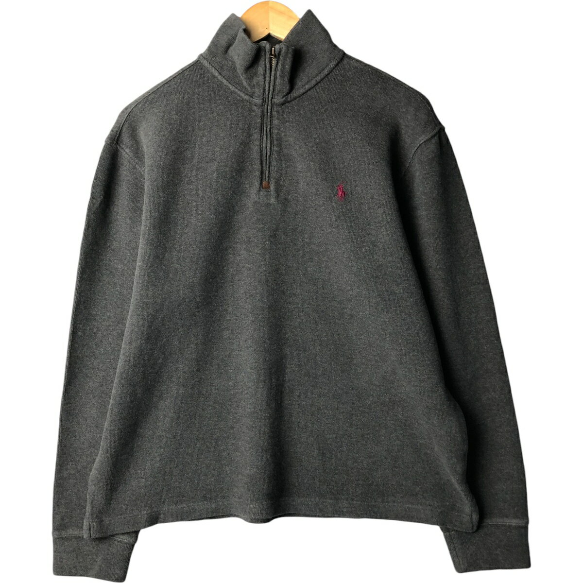 Hawaiian - 古着 ラルフローレン Ralph Lauren POLO RALPH LAUREN ハーフジップスウェットシャツ トレーナー メンズM相当 /eaa590084 【中古】 【251031】 春夏秋冬