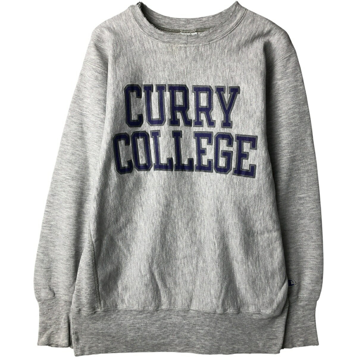 樂天商城 - 古着 90'S チャンピオン Champion REVERSE WEAVE リバースウィーブ 刺繍タグ カレッジスウェットシャツ トレーナー USA製 メンズL相当 ヴィンテージ /eaa590142 【中古】 【251108】 【NH-2508】 グレー系 春夏秋冬