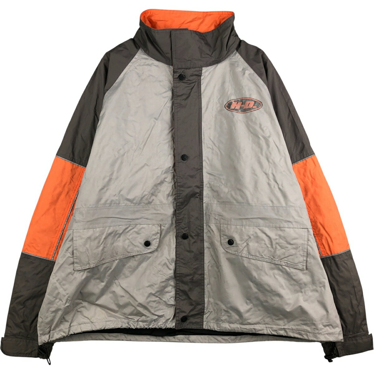 古着 ビッグサイズ ハーレーダビッドソン Harley-Davidson バックロゴ ウインドブレーカー メンズXXXL相当 /eaa590397 【中古】 【251110】 【NH-2508】 【SS2606_30