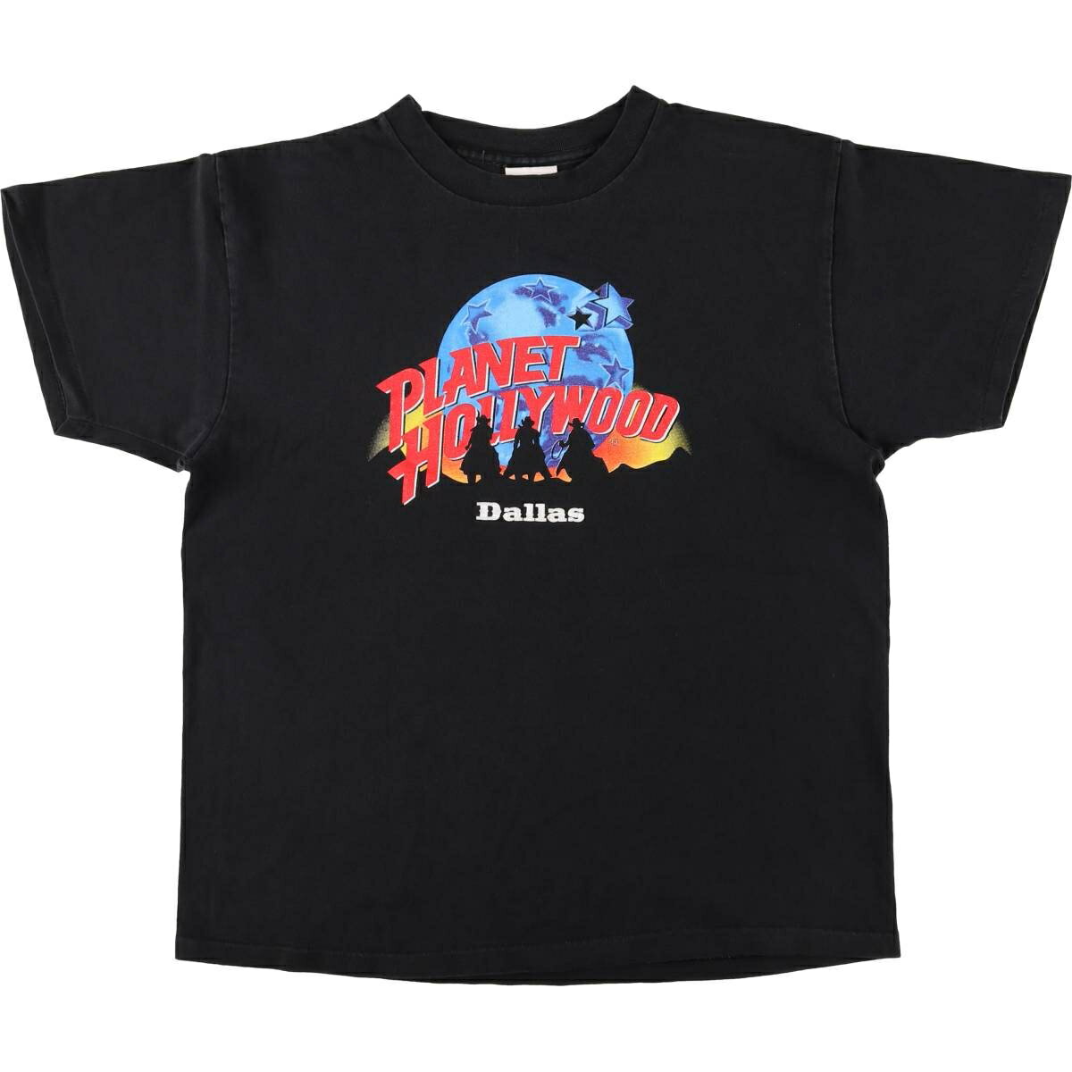 乐天商城 - 古着 PLANET HOLLYWOOD プラネットハリウッド アドバタイジングTシャツ USA製 メンズL相当 /eaa590516 【中古】 【251027】 【SS2606_30