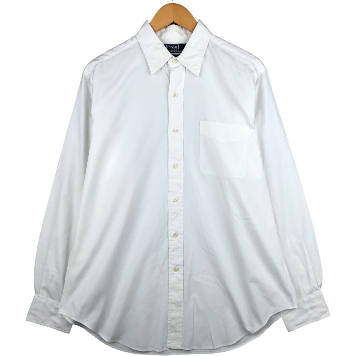 Rakuten - 古着 ラルフローレン Ralph Lauren POLO by Ralph Lauren ANDREW 長袖 コットンシャツ メンズL相当 /eaa590542 【中古】 【251031】 【SS2606_10】