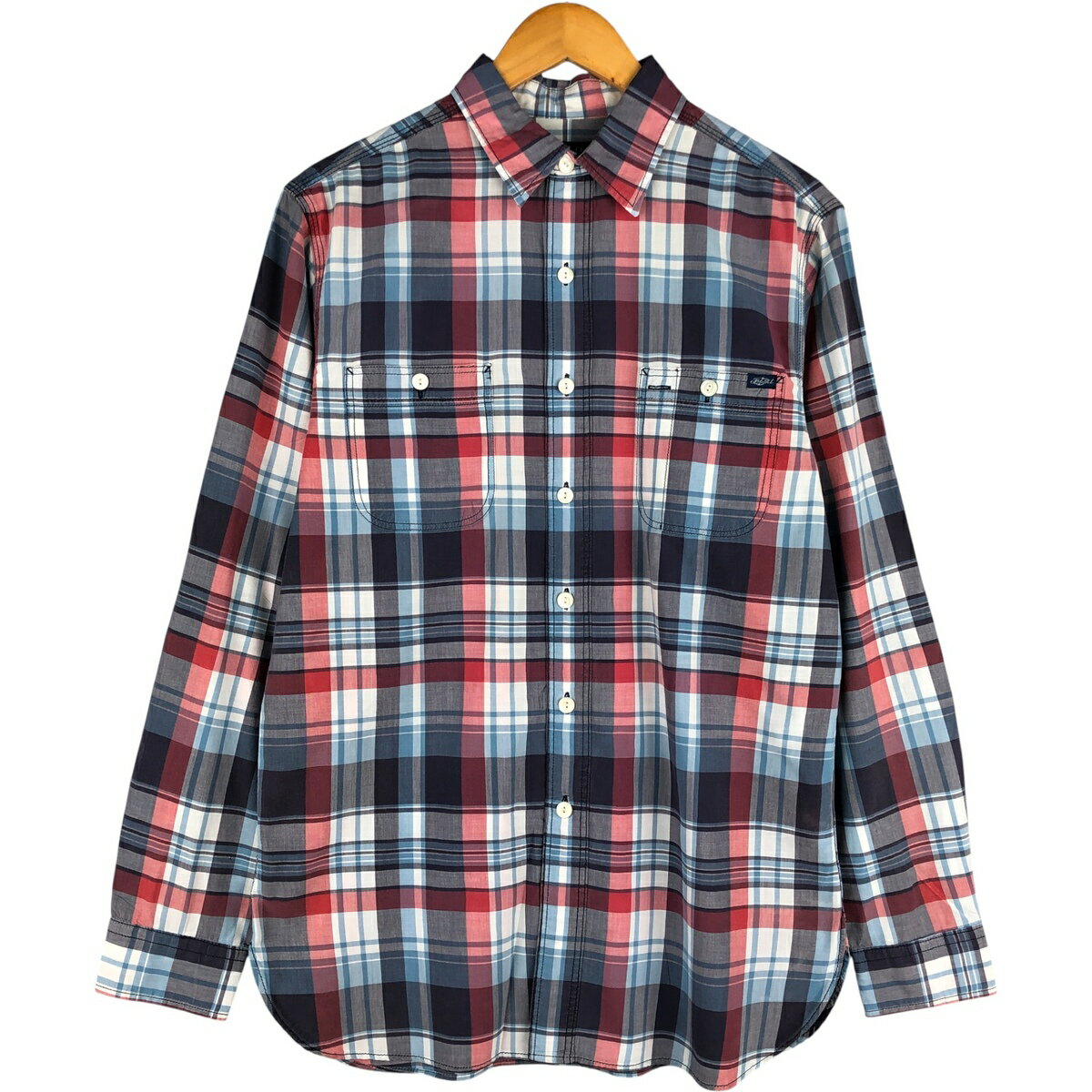 古着 ラルフローレン Ralph Lauren POLO RALPH LAUREN 長袖 ボタンダウンチェックシャツ メンズM相当 /eaa590985 【中古】 【251108】 ネイビー系 春夏秋冬