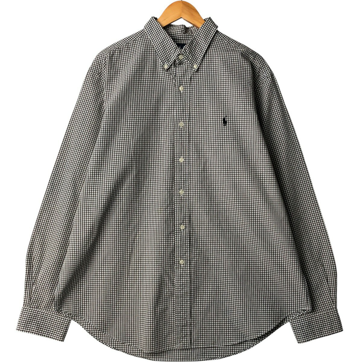 Rakuten - 古着 ラルフローレン Ralph Lauren CLASSIC FIT クラシックフィット ギンガムチェック 長袖 ボタンダウンチェックシャツ メンズXL相当 /eaa590987 【中古】 【251108】 【SS2606_10】