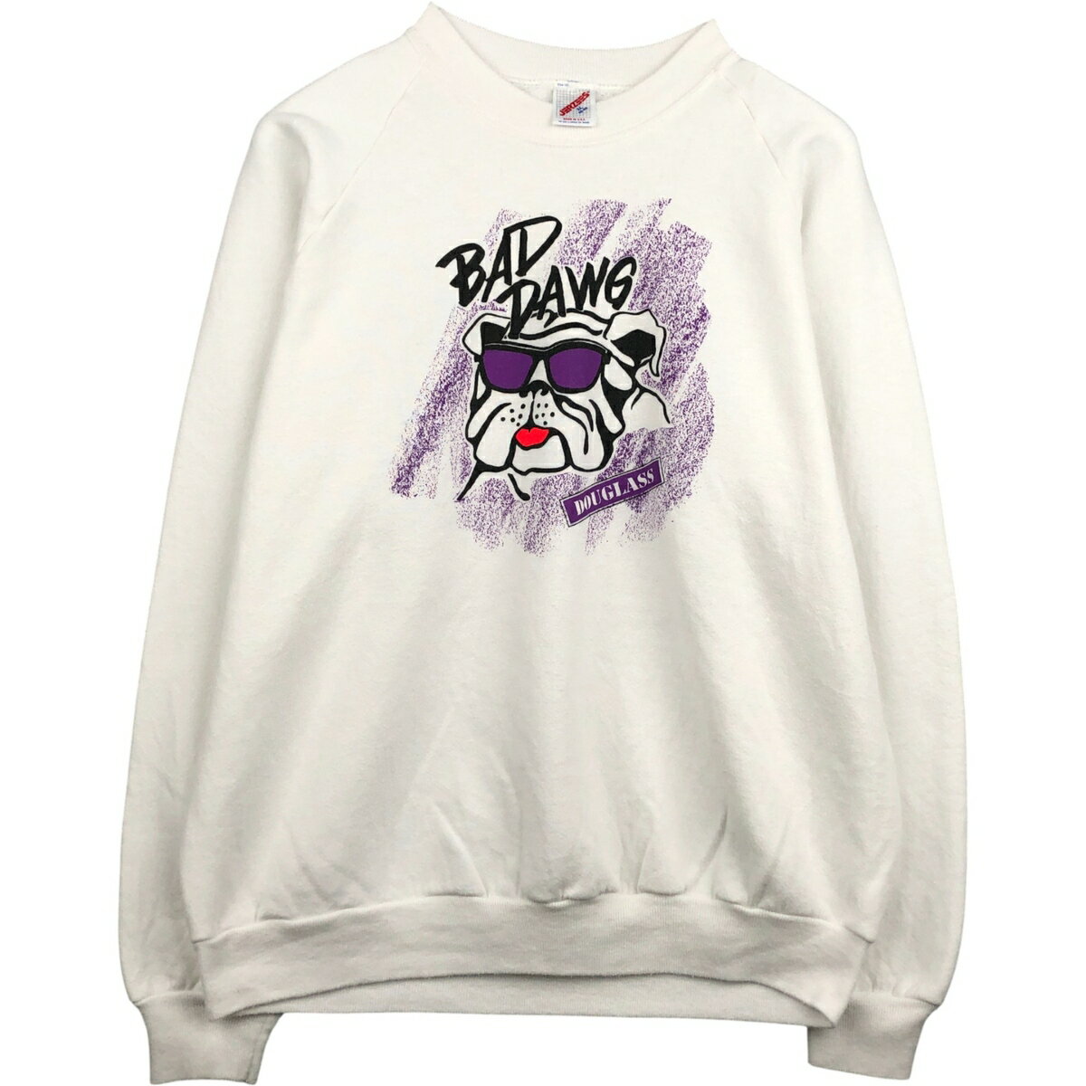 Sweat - 古着 90'S ジャージーズ Jerzees 犬柄 プリントスウェットシャツ トレーナー USA製 メンズXL相当 ヴィンテージ /eaa591071 【中古】 【251024】 【NH-2508】 【SS2603_10】