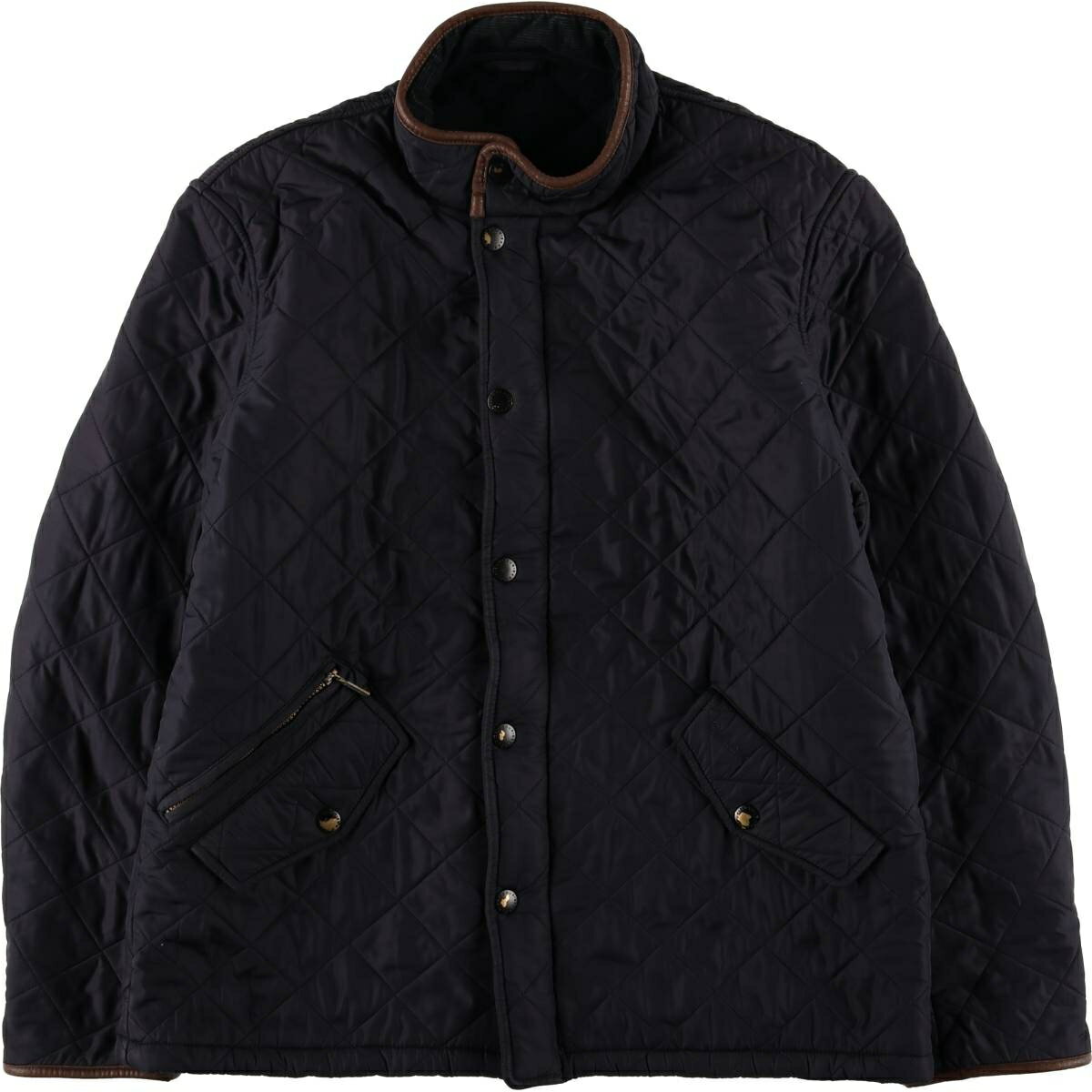 樂天商城 - 古着 バブアー Barbour POLAR QUILTS ポーラーキルト 3ワラント 中綿入り キルティングジャケット パファージャケット メンズXL相当 /eaa591112 【中古】 【251020】 【SS2603_10】 ネイビー系 春秋冬