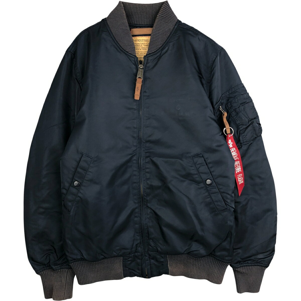 楽天市場】ma－1 ネイビー（ブランドアルファ インダストリーズ