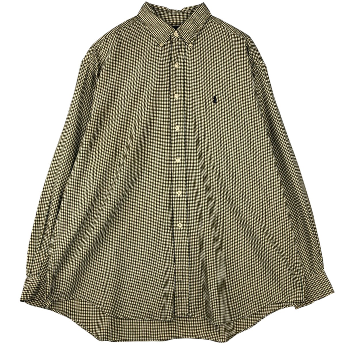 樂天商城 - 古着 ラルフローレン Ralph Lauren BLAIRE 長袖 ボタンダウンチェックシャツ メンズXL相当 /eaa591743 【中古】 【251018】 【NH-2508】 【SS2606_10