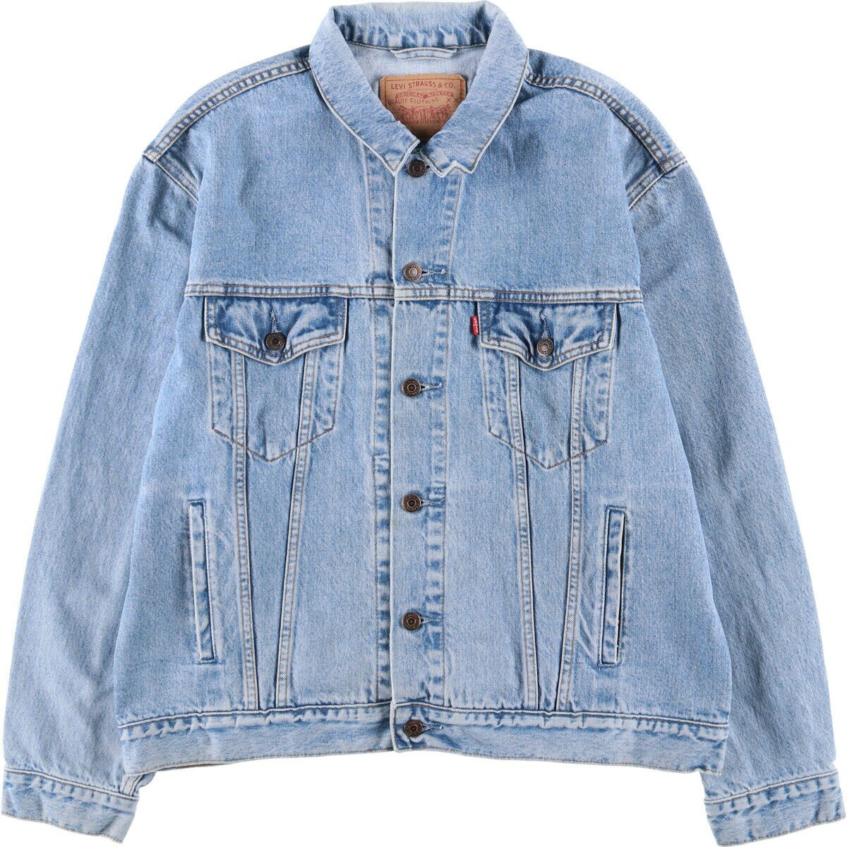 古着 90'S リーバイス Levi's 70503-0210 デニムジャケット Gジャン メンズXL相当 ヴィンテージ /eaa591920 【中古】 【251024】 【SS2603_10】 ブルー系 春秋冬