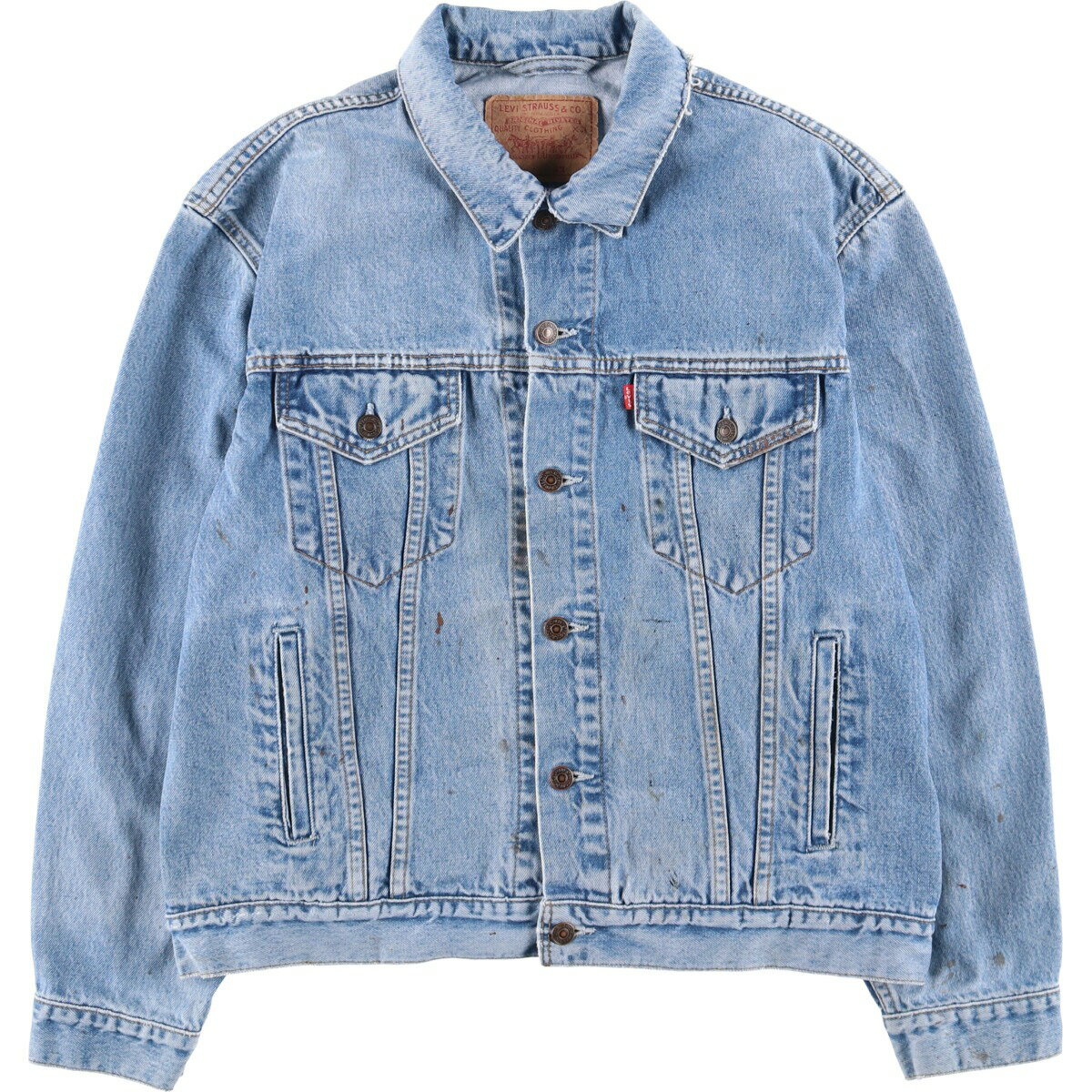 古着 90'S リーバイス Levi's 70503-0216 デニムジャケット Gジャン メンズXL相当 ヴィンテージ /eaa591922 【中古】 【251024】 【SS2603_10】 ブルー系 春秋冬