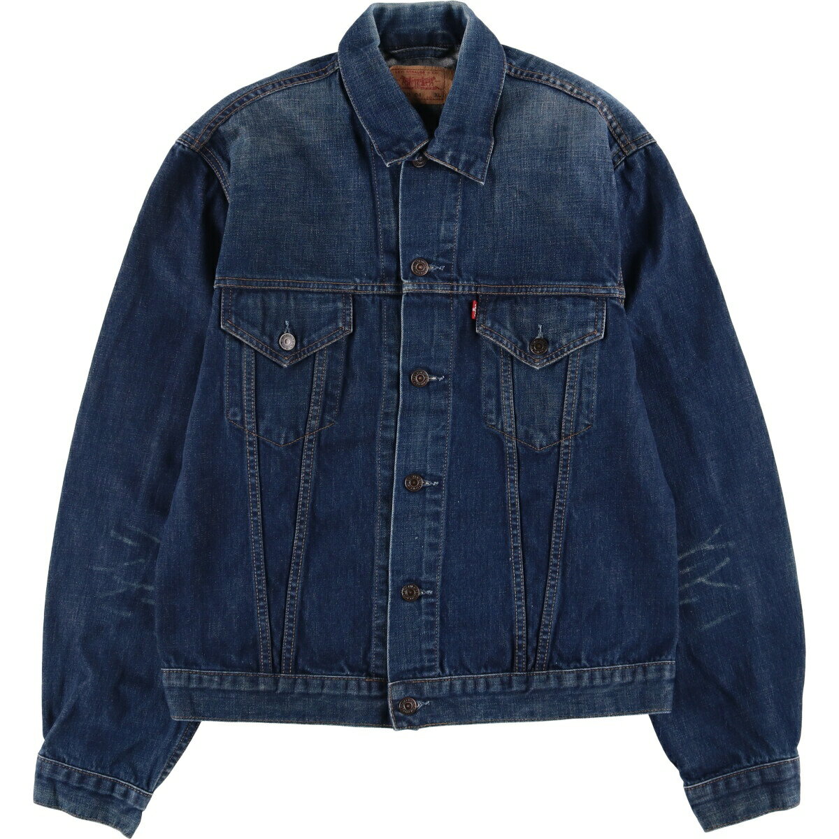 古着 00'S リーバイス Levi's 70500-0474 ユーロモデル デニムジャケット Gジャン メンズXL相当 /eaa591924 【中古】 【251024】 【SS2603_10】 ブルー系 春秋冬