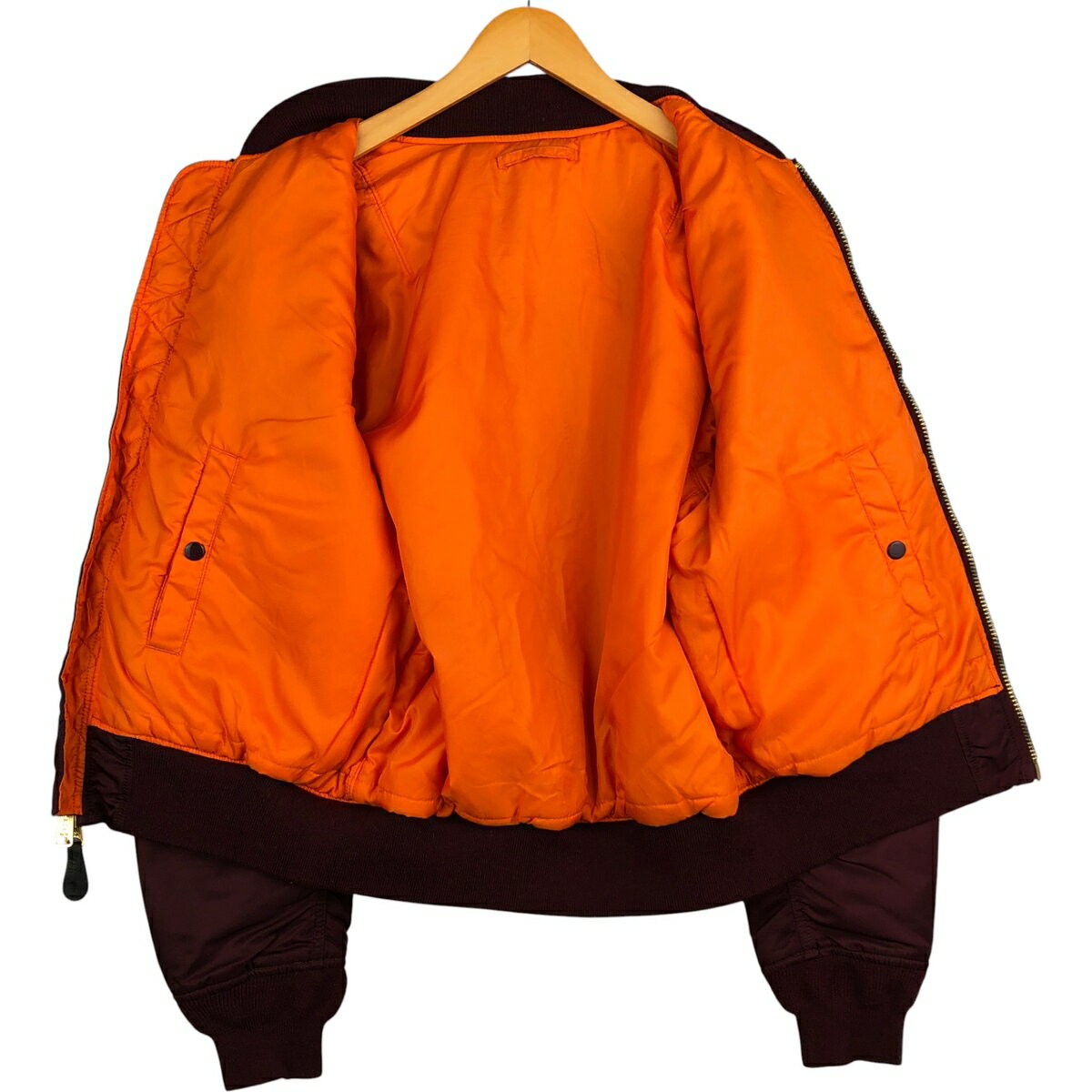 古着 民間品 アルファ ALPHA MA-1タイプ SLIM FIT 中綿入り ミリタリー フライトジャケット メンズL相当 ヴィンテージ /eaa591937 【中古】 【251024】 【NH-2508】 【SS2603_10】