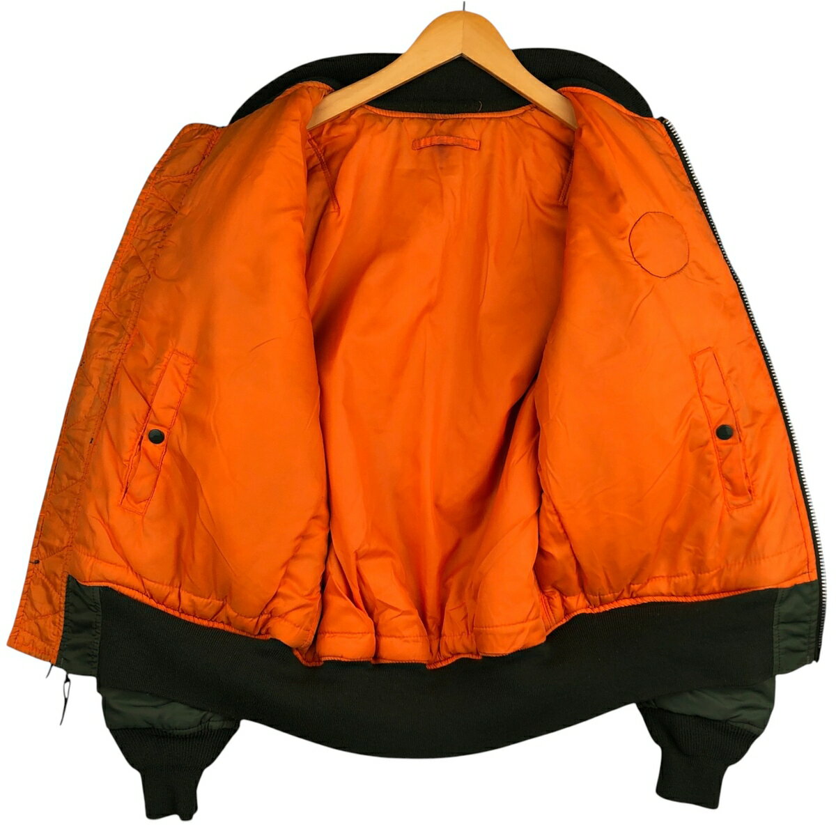 古着 90'S 民間品 アルファ ALPHA MA-1タイプ 中綿入り ミリタリー フライトジャケット メンズM相当 ヴィンテージ /eaa591940 【中古】 【251024】 【NH-2508】 【SS2603_10】