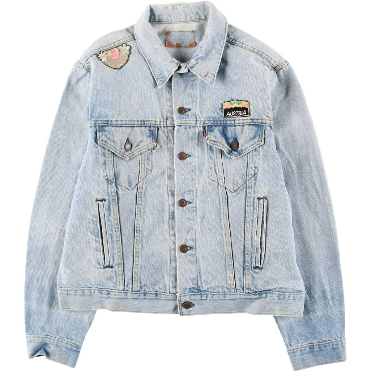古着 90'S~ リーバイス Levi's デニムジャケット Gジャン USA製 メンズM相当 ヴィンテージ /eaa591963 【中古】 【251106】 【SS2603_10】 ブルー系 春秋冬