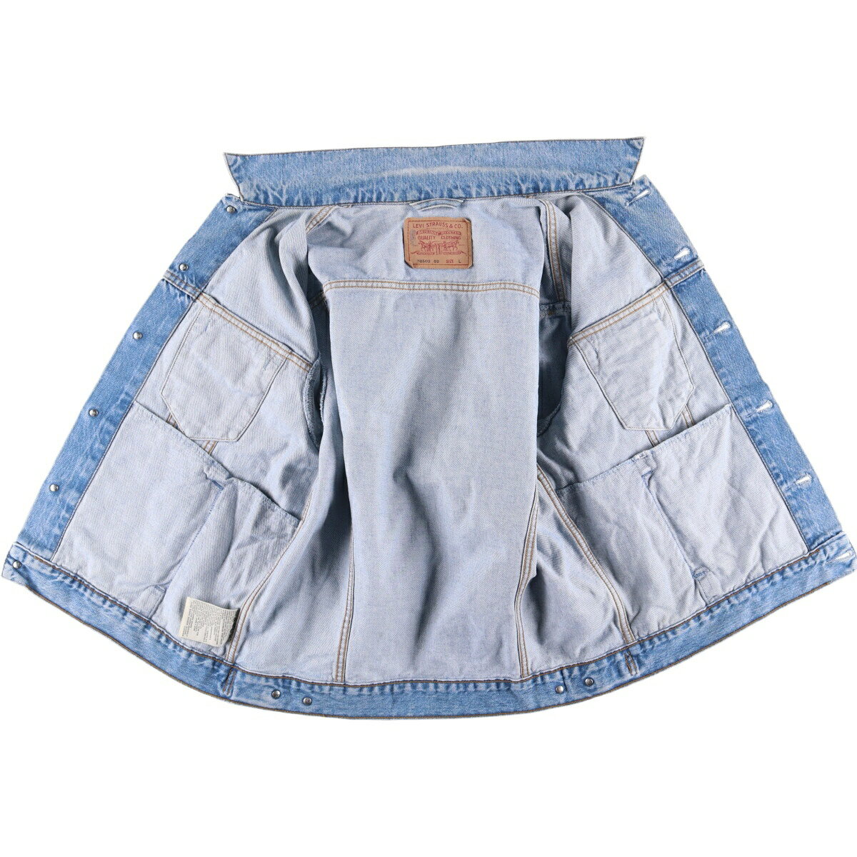 古着 90'S リーバイス Levi's 70503-02 ユーロモデル デニムジャケット Gジャン メンズL相当 ヴィンテージ /eaa592108 【中古】 【251027】 【SS2603_10】
