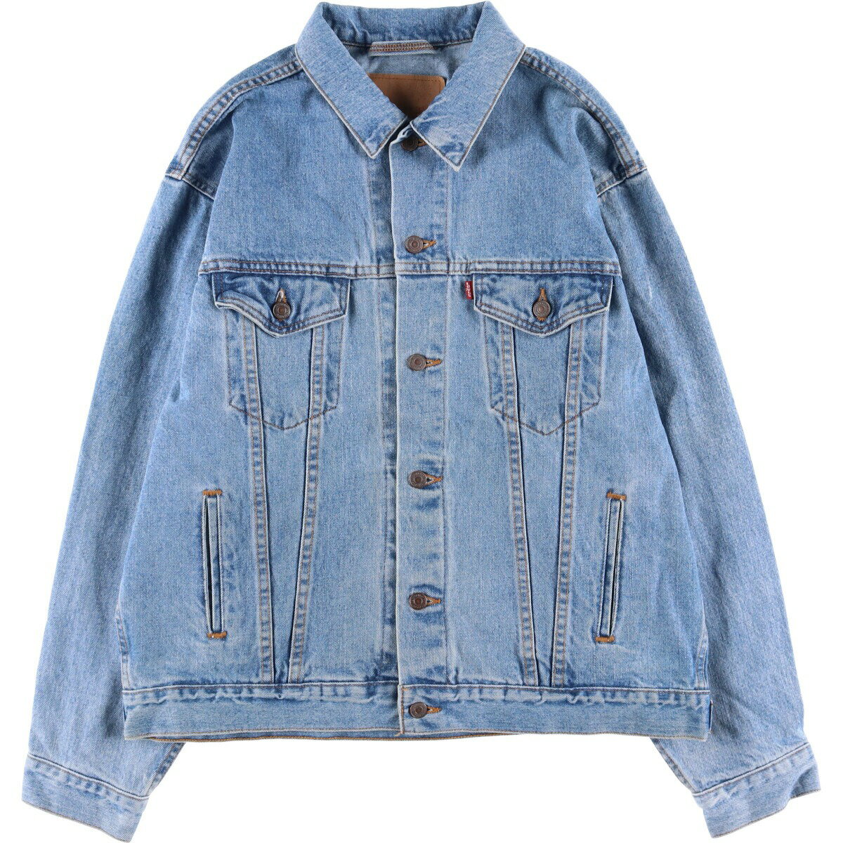 古着 90'S リーバイス Levi's 70507-4890 デニムジャケット Gジャン USA製 メンズXL相当 ヴィンテージ /eaa592117 【中古】 【251027】 【SS2603_10】 ブルー系 春秋冬