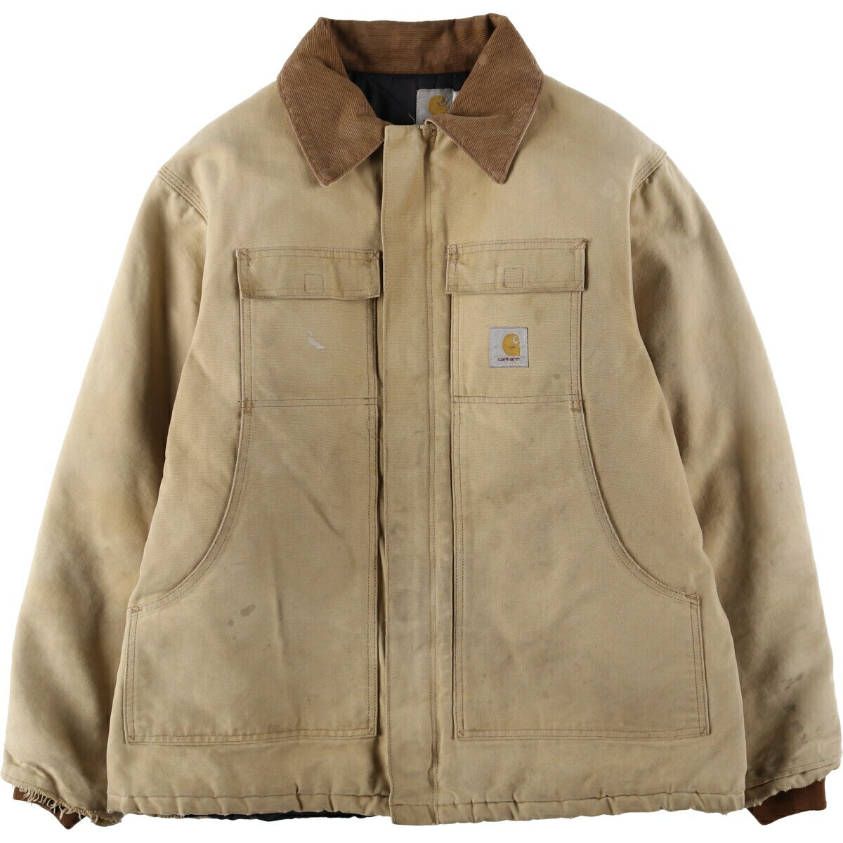 乐天商城 - 古着 90'S~ カーハート Carhartt 中綿入り トラディショナルコート ダックワークブルゾン メンズXL相当 ヴィンテージ /eaa592153 【中古】 【251102】 【SS2606_10】