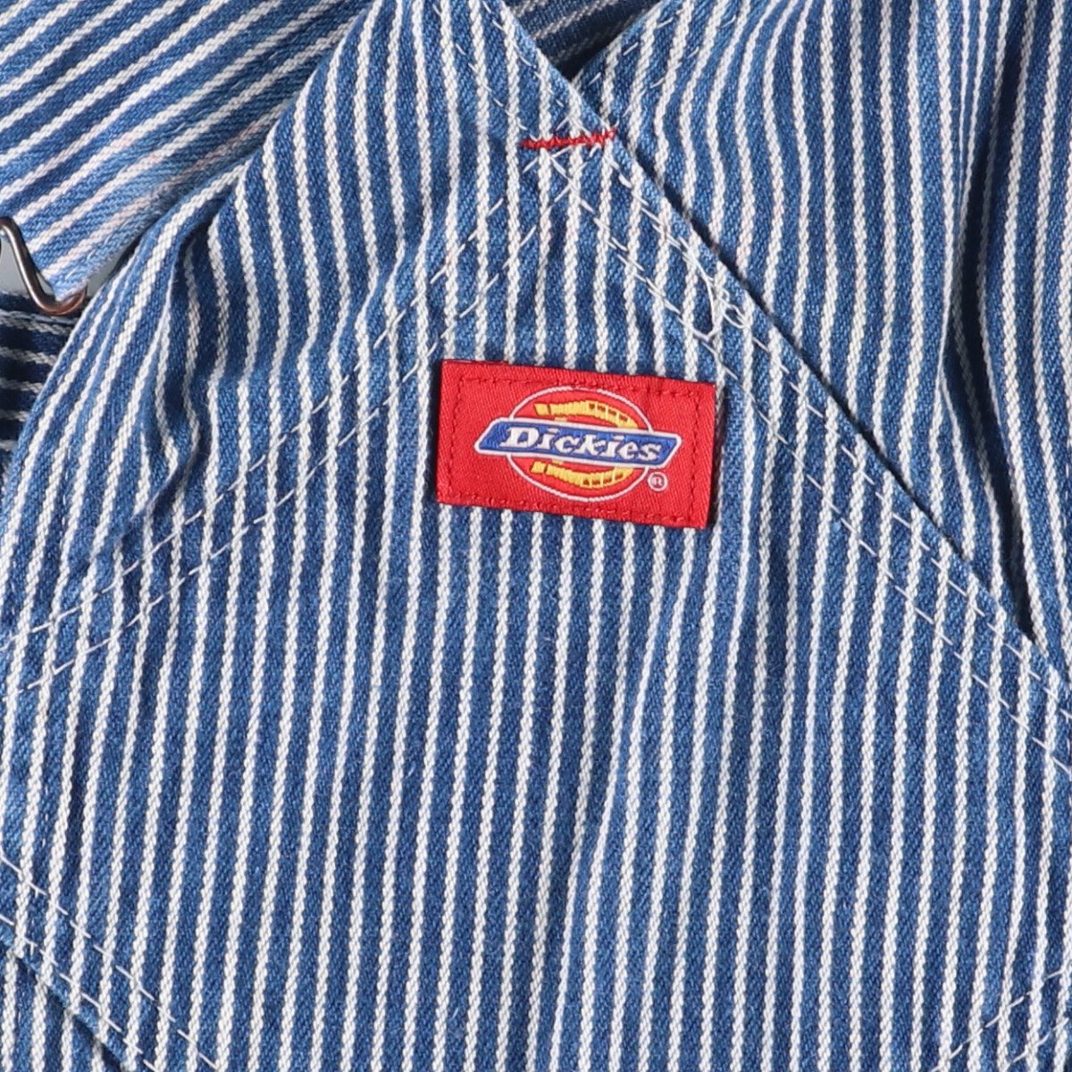 古着 ディッキーズ Dickies ヒッコリーストライプ オーバーオール メンズw36相当 /eaa592322 【中古】 【251030】
